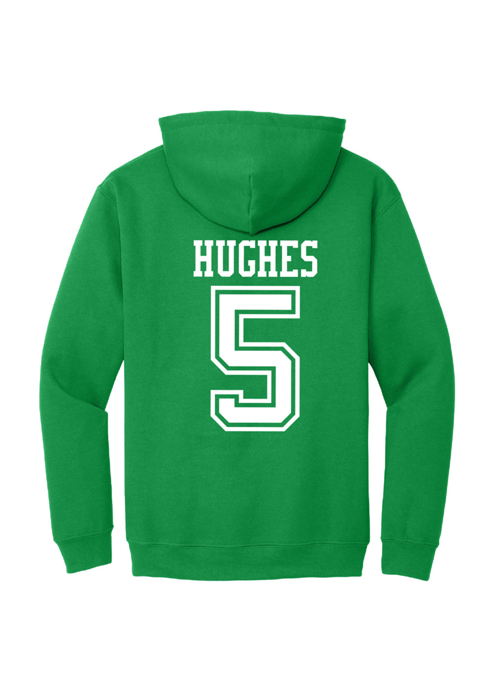 AHUNDYP #5 Mackenzie Hughes North Dakota Basketball Sport Adult Hood