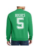 AHUNDYP #5 Mackenzie Hughes North Dakota Basketball Sport Adult Crew