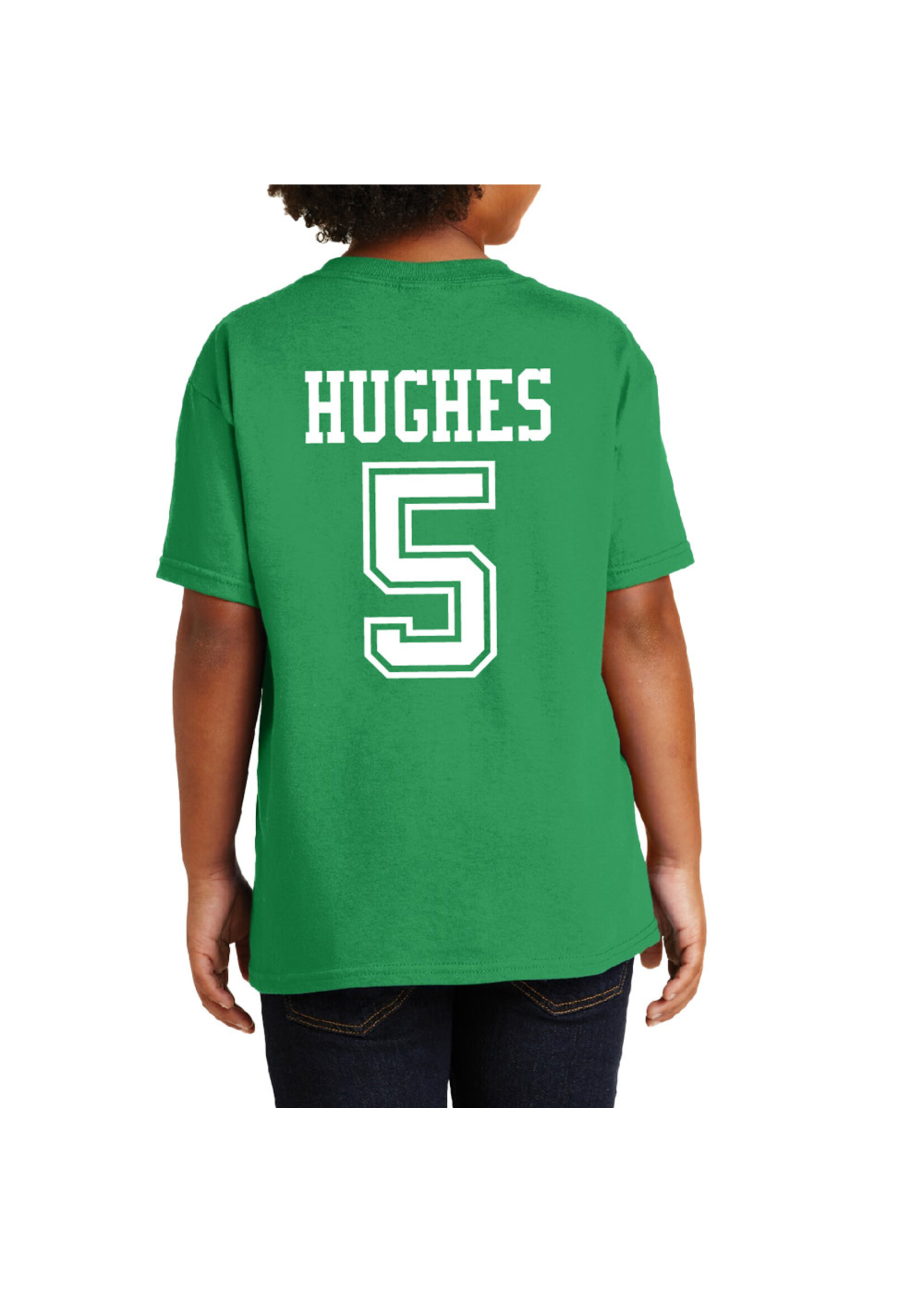 AHUNDYP #5 Mackenzie Hughes North Dakota Basketball Sport Youth Tee