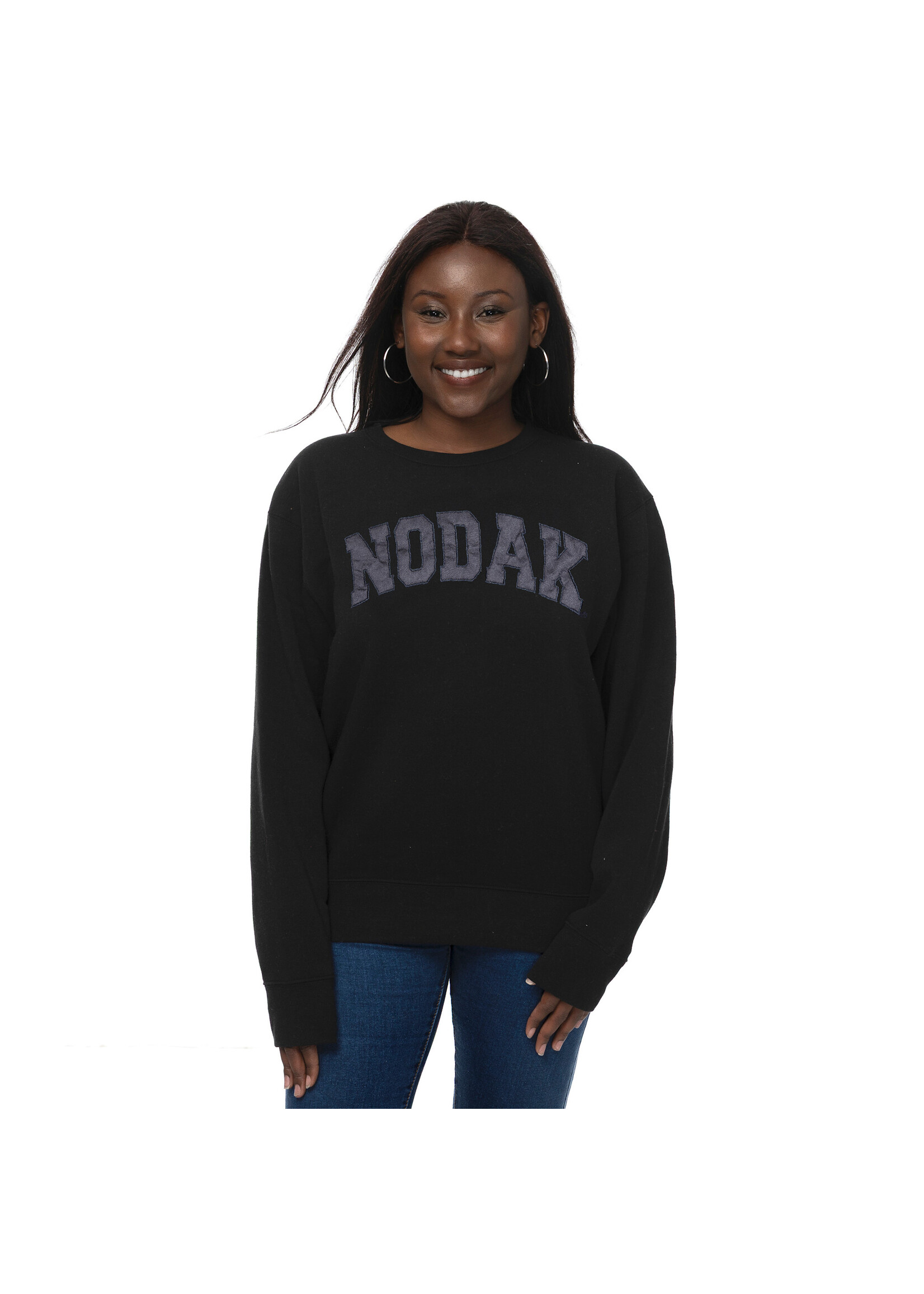 ZooZatZ NODAK Satin Psych Crew