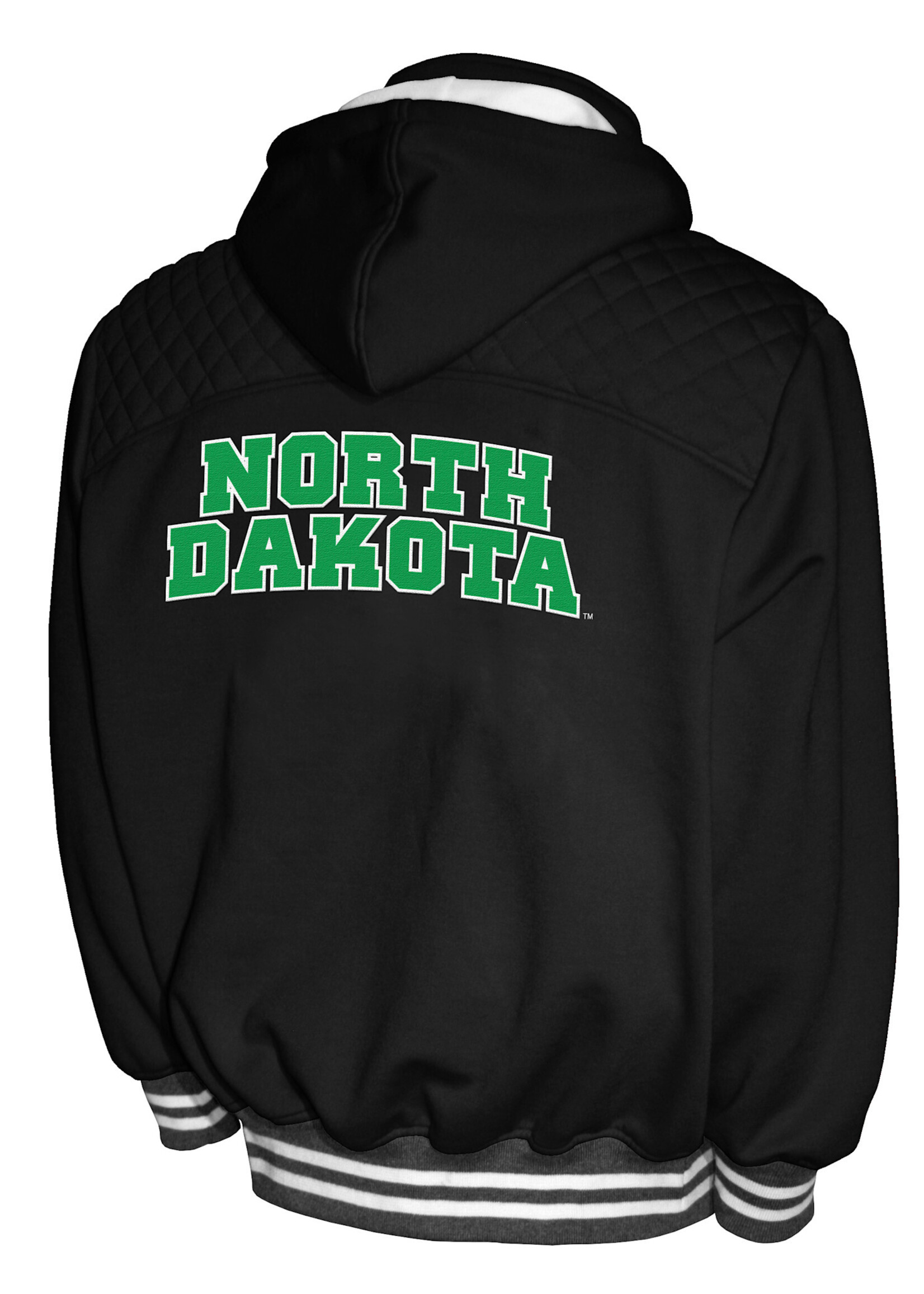 Franchise Club North Dakota Hockey Q-Zip Hooded Fleece Jacket