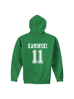 AHUNDYP #11 Jerry Kaminski North Dakota Football Sport Youth Hood