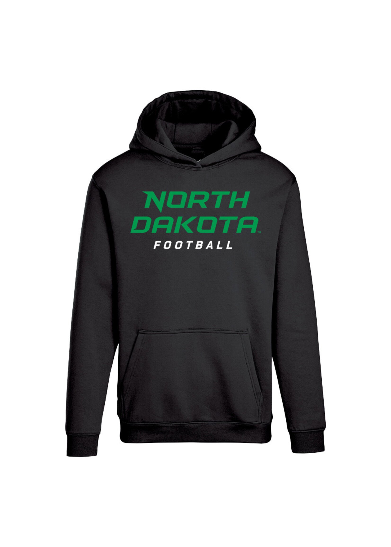AHUNDYP #1 Jerry Kaminski North Dakota Football Sport Youth Hood