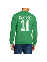 AHUNDYP #11 Jerry Kaminski North Dakota Football Sport Adult Crew