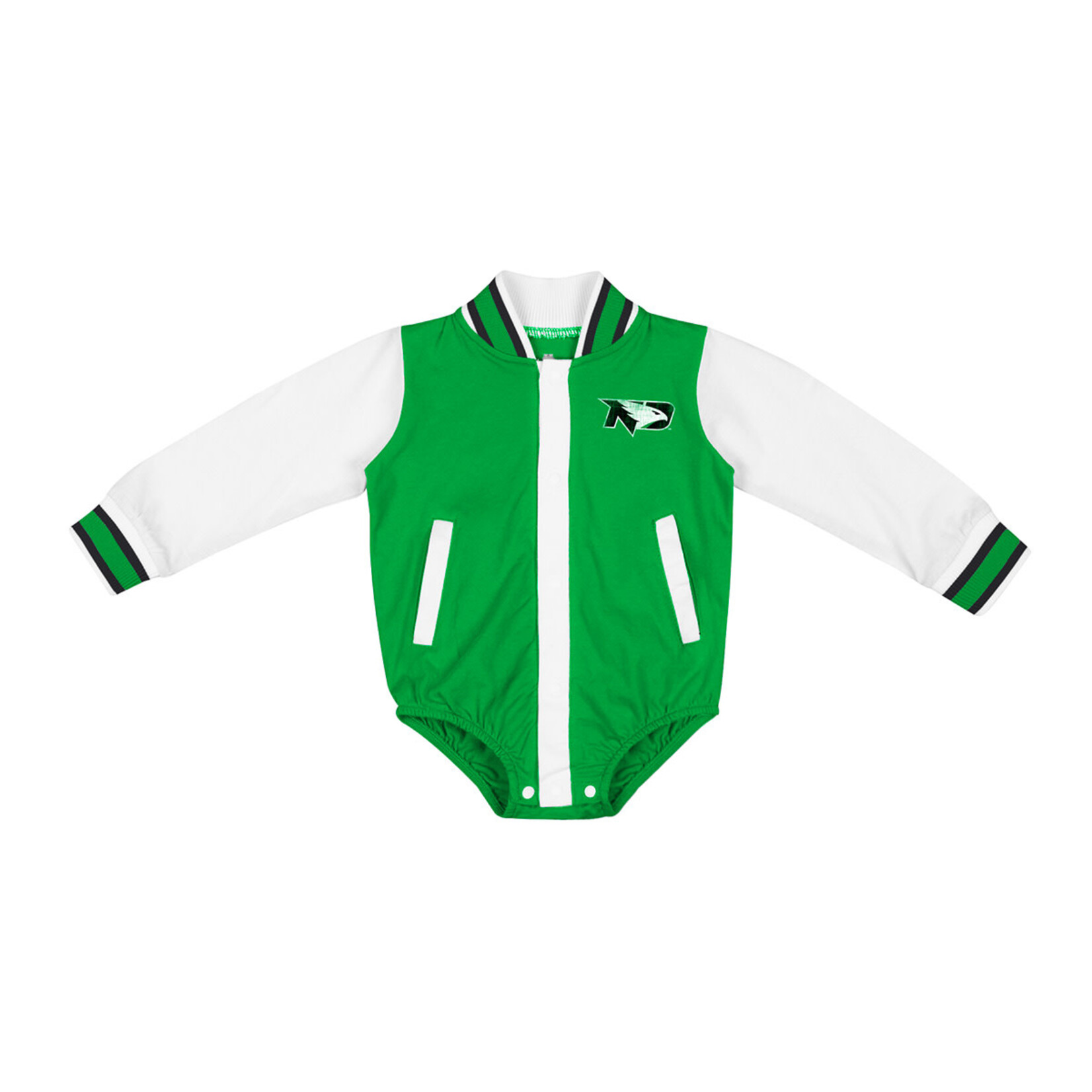 Colosseum Athletics UND Infant Bell Rings Varsity Onesie