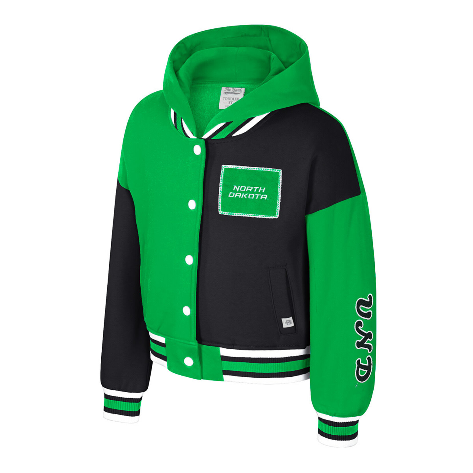 Colosseum Athletics UND Petals Toddler Letterman Jacket
