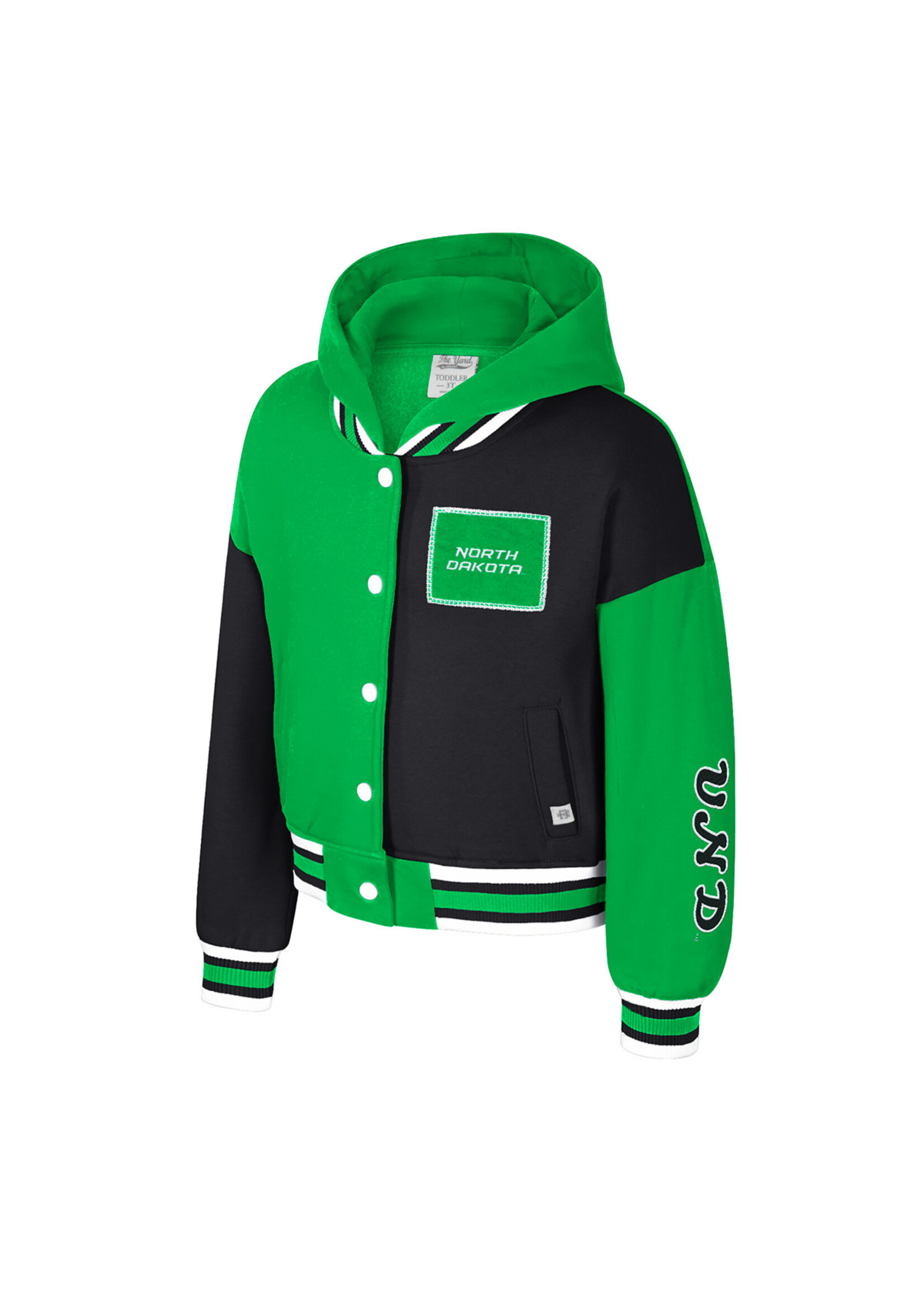 Colosseum Athletics UND Petals Toddler Letterman Jacket