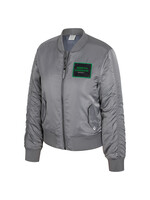 Colosseum Athletics Mary Sateen Ruched Bomber Jacket