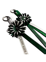 Alexis Drake Leather Flower Fluff