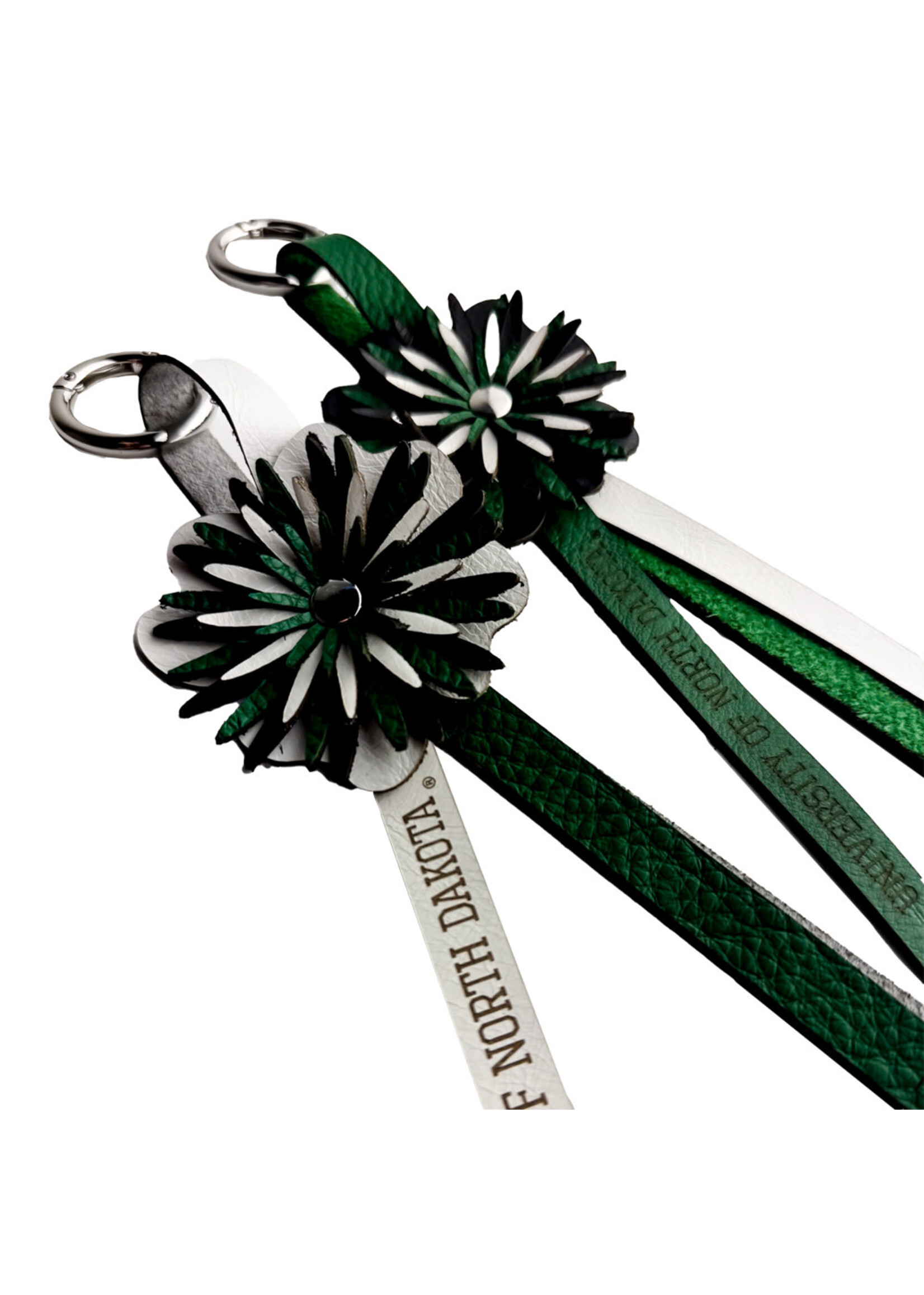 Alexis Drake Leather Flower Fluff