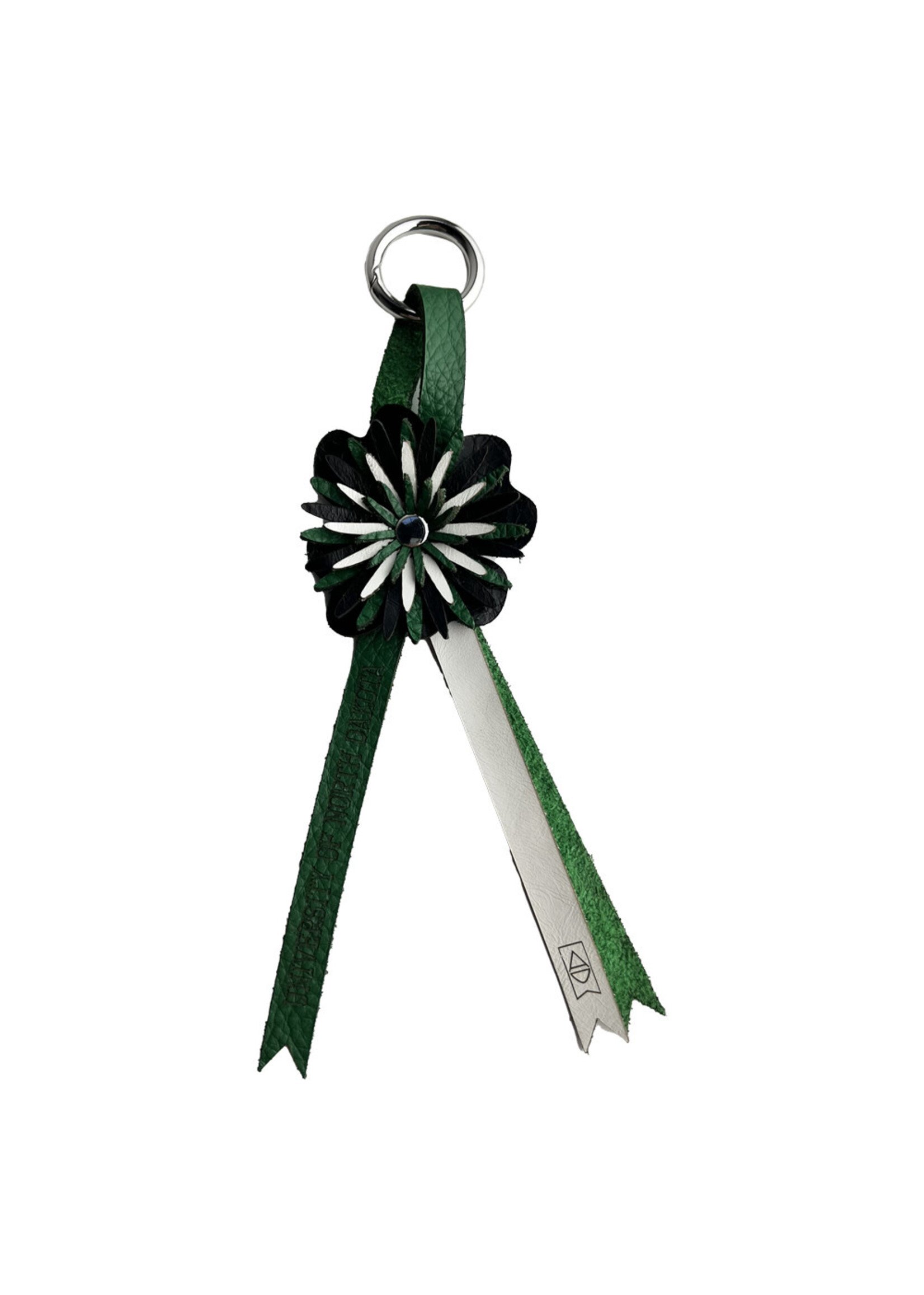 Alexis Drake Leather Flower Fluff