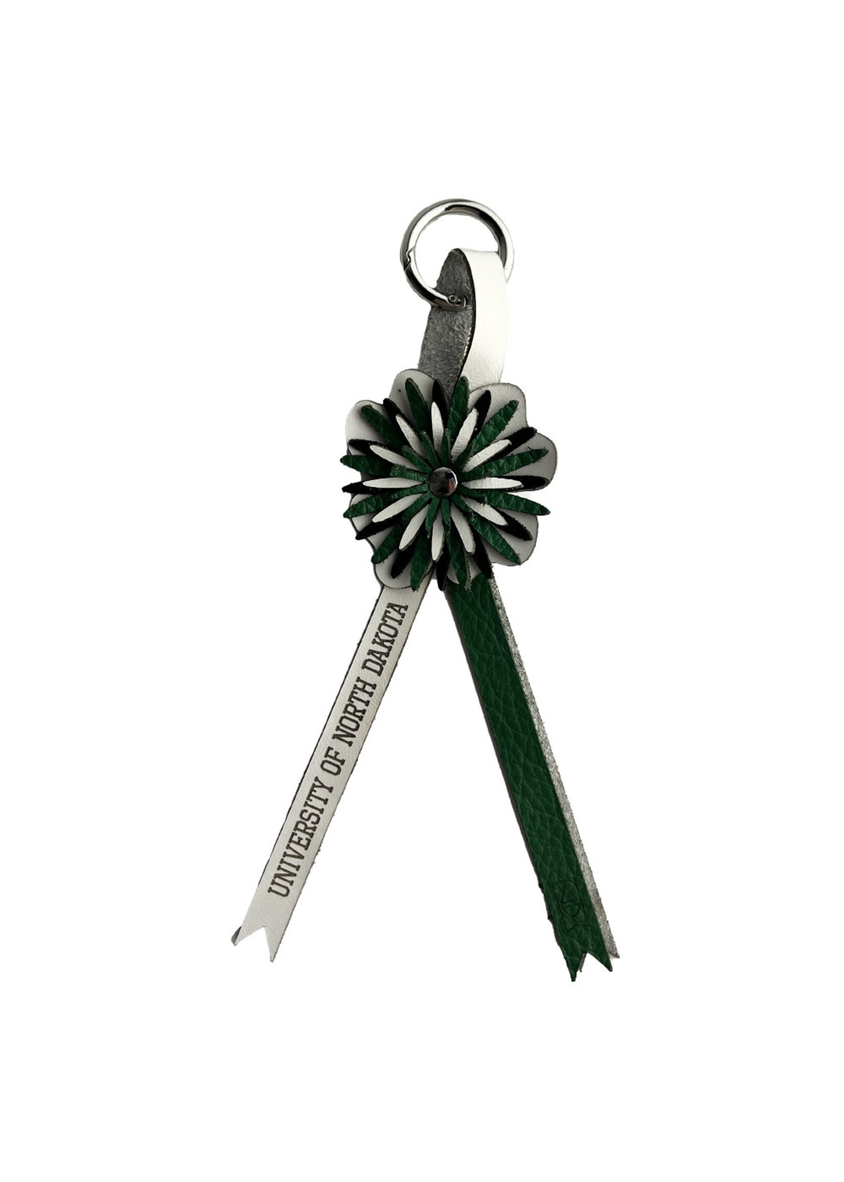 Alexis Drake Leather Flower Fluff