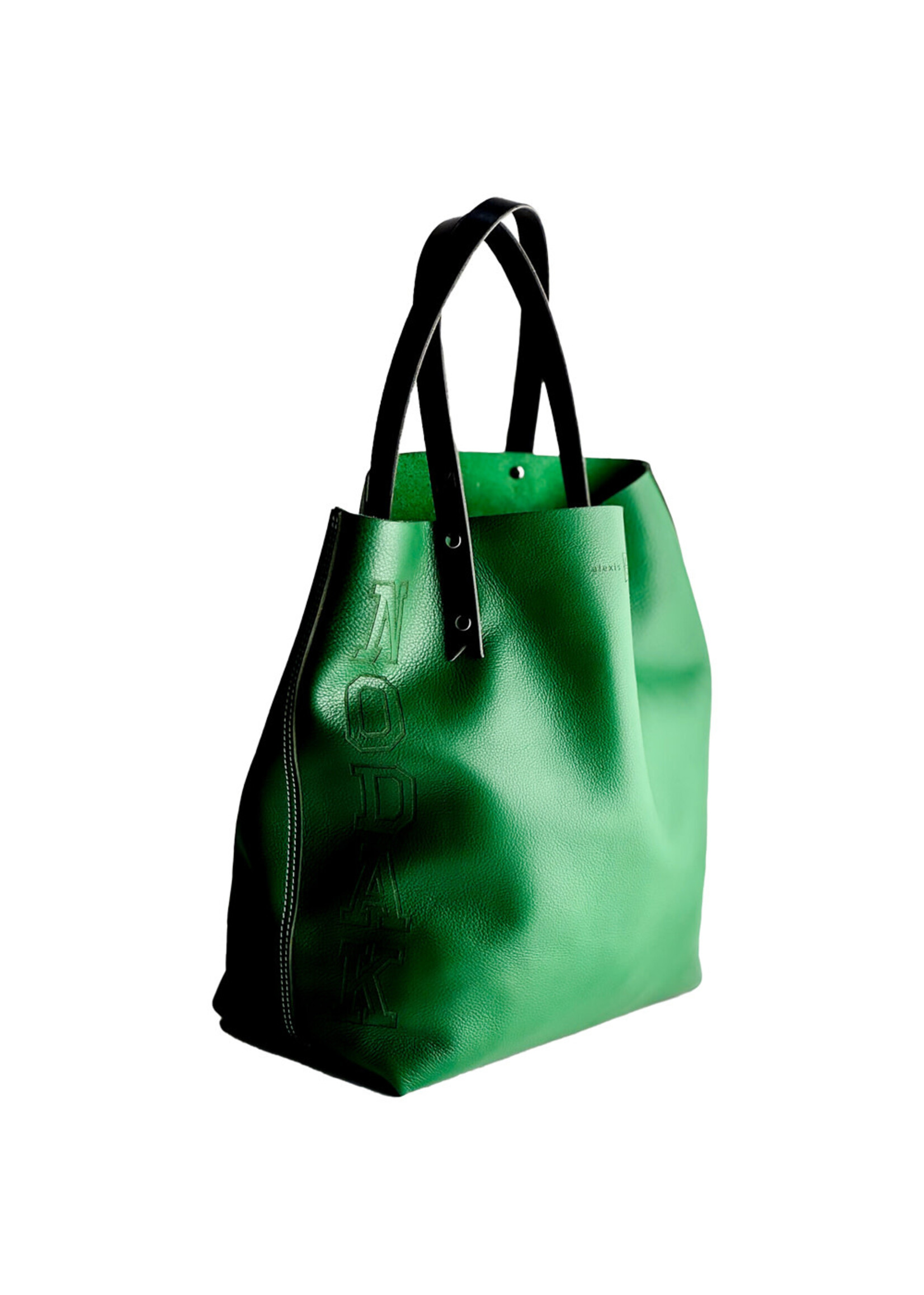 Alexis Drake Leather Market Tote