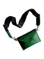 Alexis Drake Leather Envelope Crossbody Bag