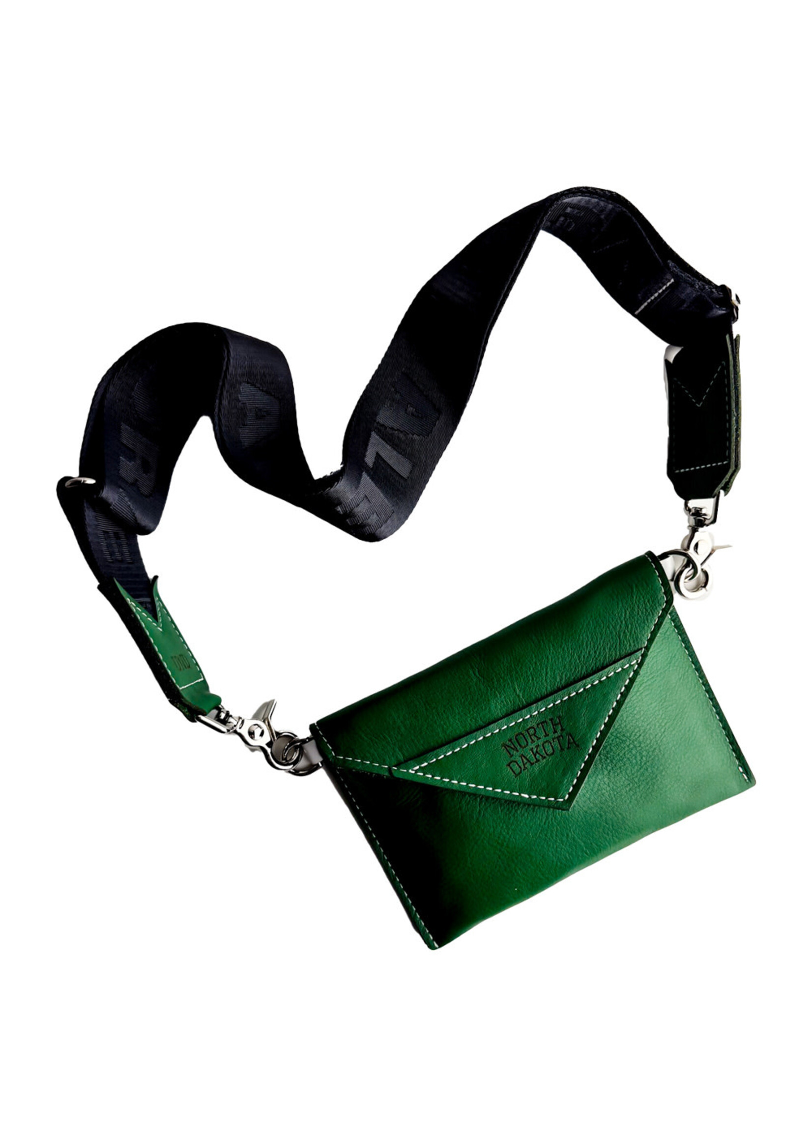 Alexis Drake Leather Envelope Crossbody Bag