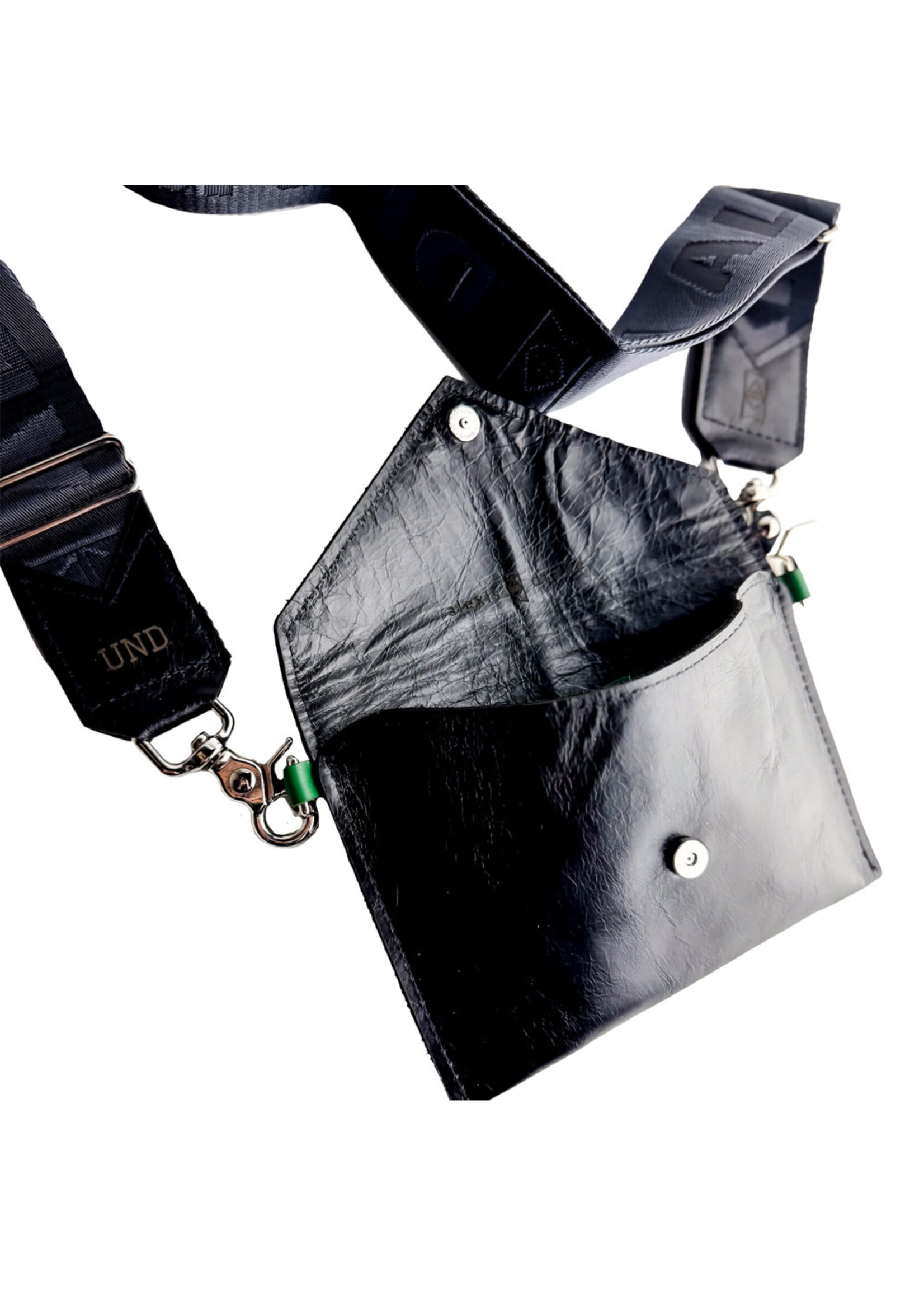 Alexis Drake Leather Envelope Crossbody Bag