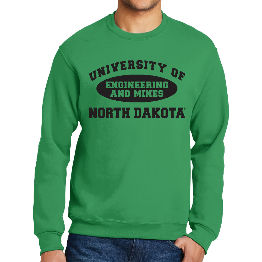 Und Engineering Sign UND Engineering & Mines Arch Crewneck - Sioux Shop at Ralph Engelstad Arena