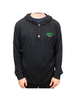 Colosseum Athletics ND Hockey Waffle Henley Sweater