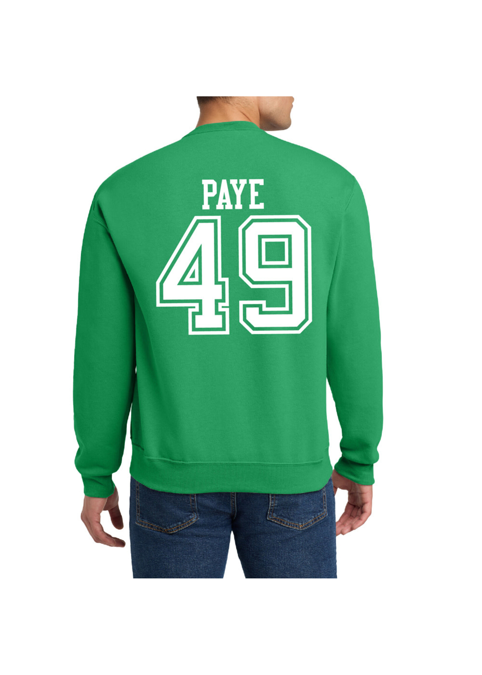 AHUNDYP #49 Erick Paye North Dakota Football Sport Adult Crew