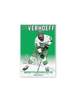 Wincraft #18 Keaton Verhoeff UND Hockey 2" x 3" Player Magnet