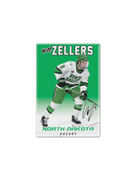 Wincraft Will Zellers #9 UND Hockey 2" x 3" Player Magnet