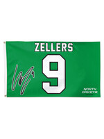 Wincraft Will Zellers #9 UND Hockey 3' x 5' Flag