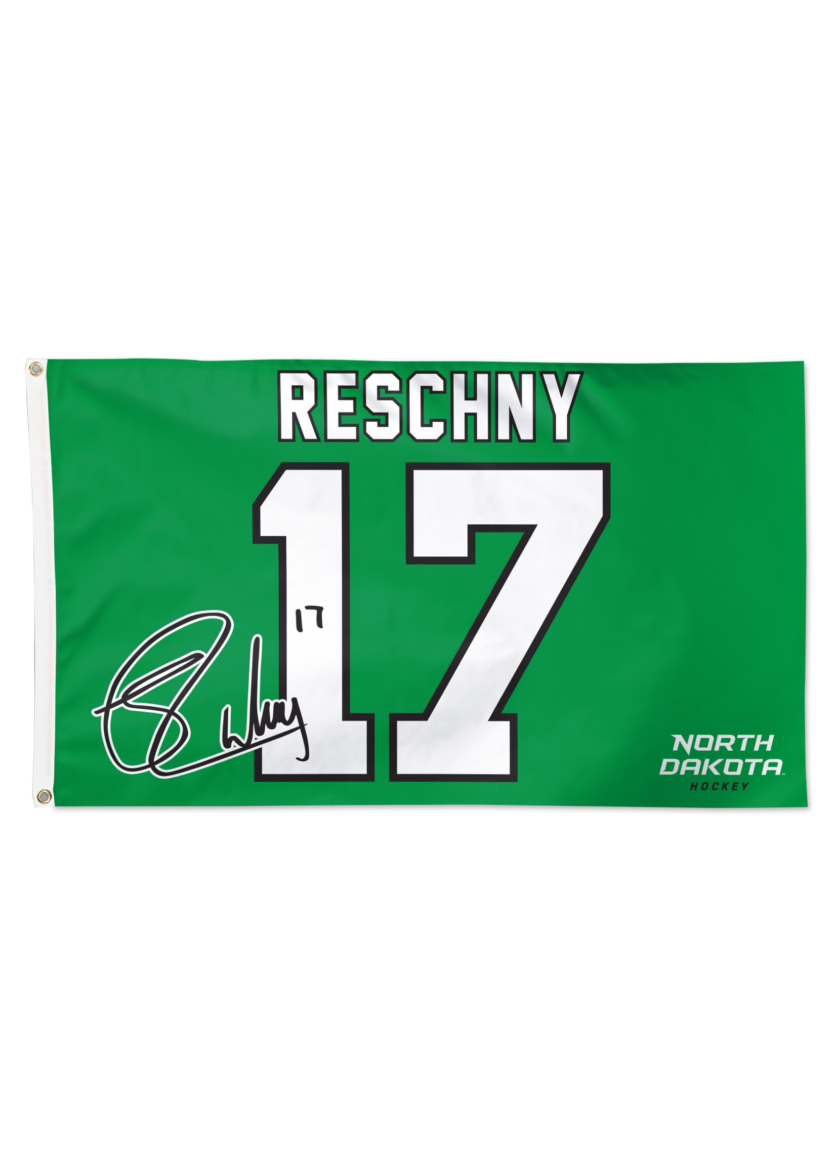 Wincraft #17 Cole Reschny UND Hockey 3' x 5' Flag