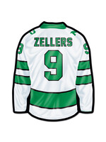 Wincraft Will Zellers #9 UND Hockey Jersey Wood Sign
