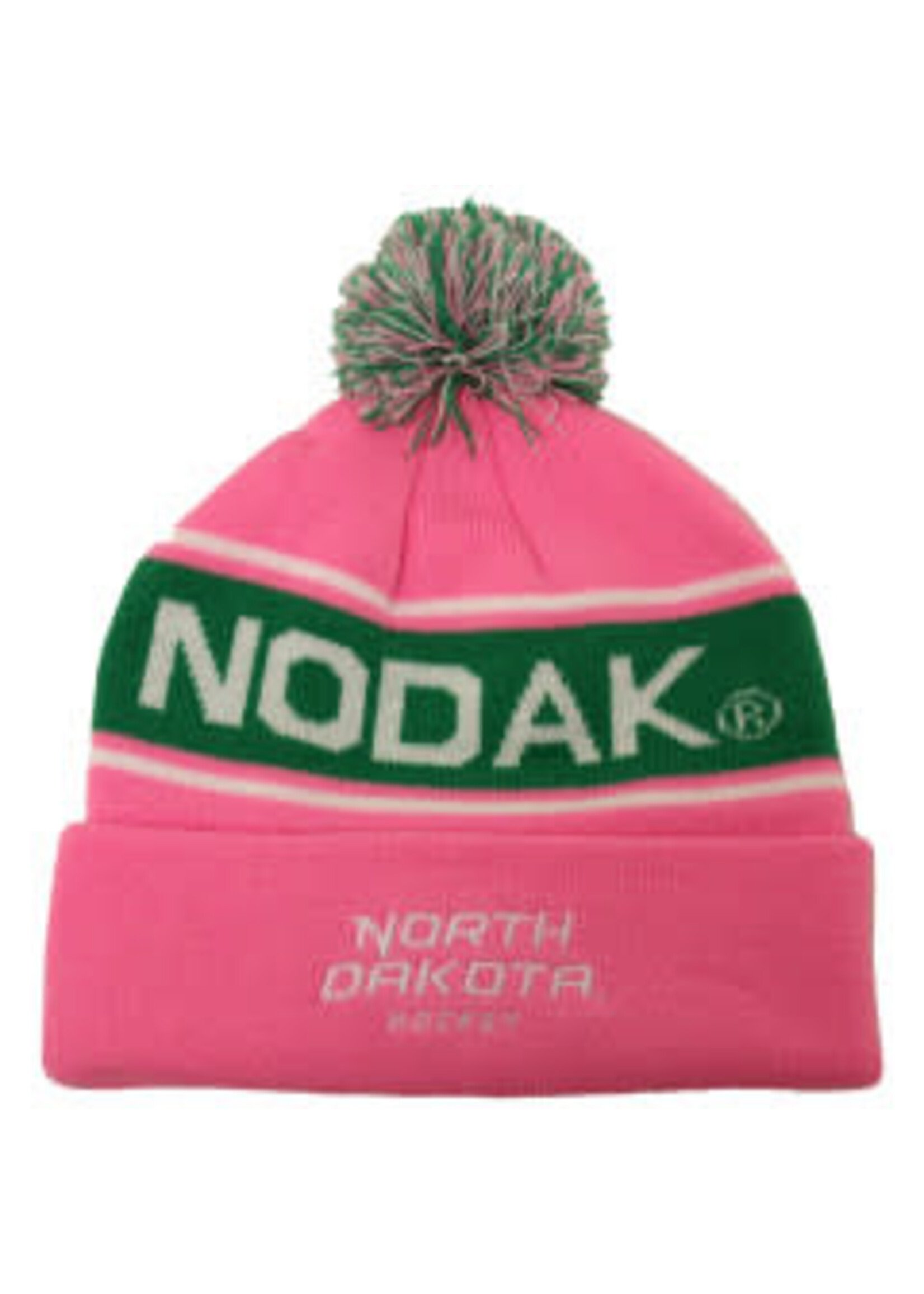 In Play Sportswear North Dakota Hockey Clapper Pink Toque - Youth