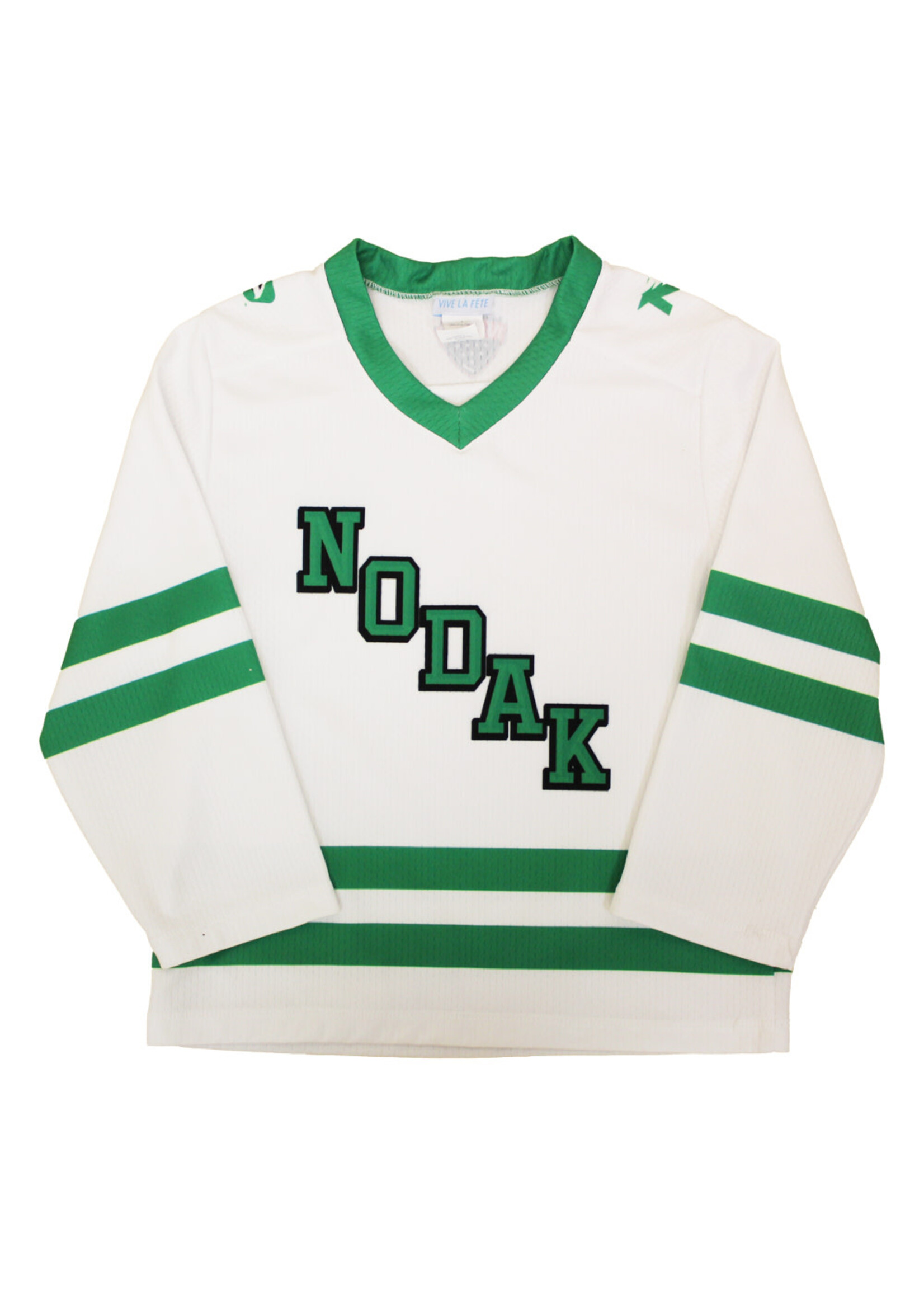 Toddler Home White Alt NODAK Hockey Jersey