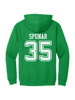 AHUNDYP #35 Jan Špunar North Dakota Hockey Sport Adult Hood