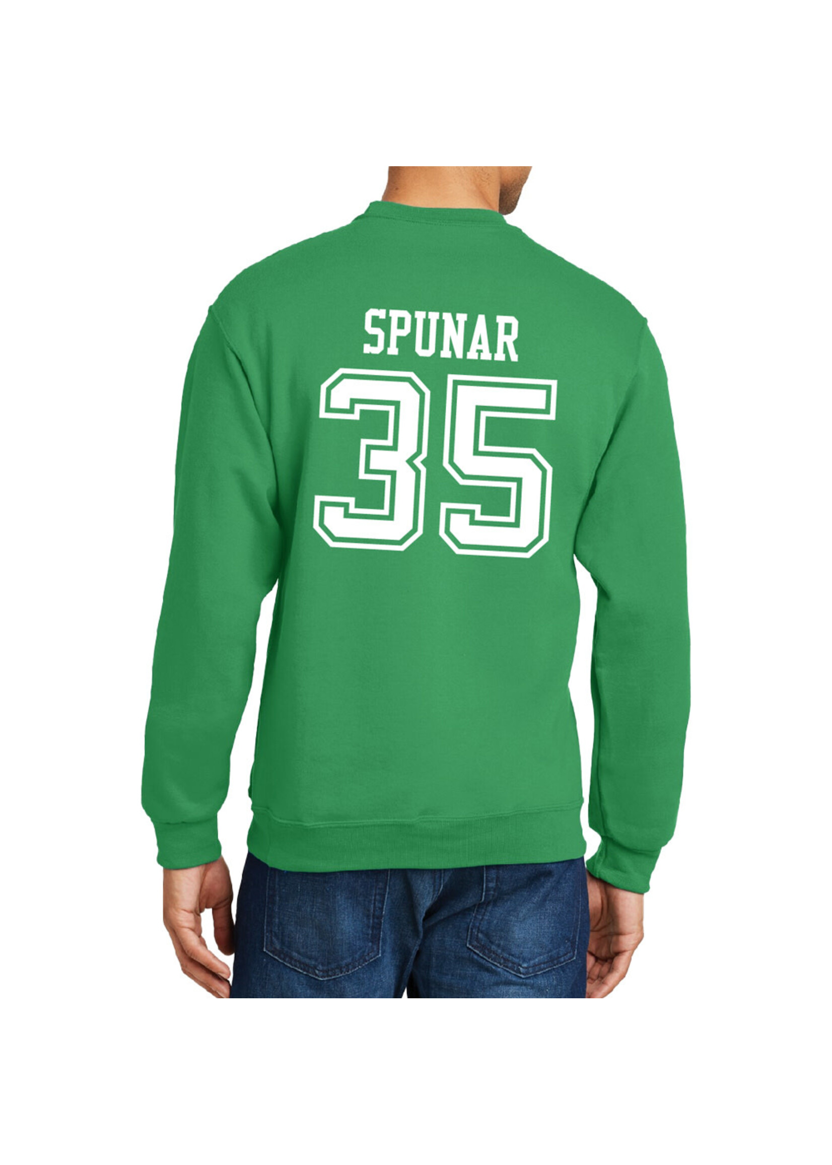 AHUNDYP #35 Jan Špunar North Dakota Hockey Sport Adult Crew