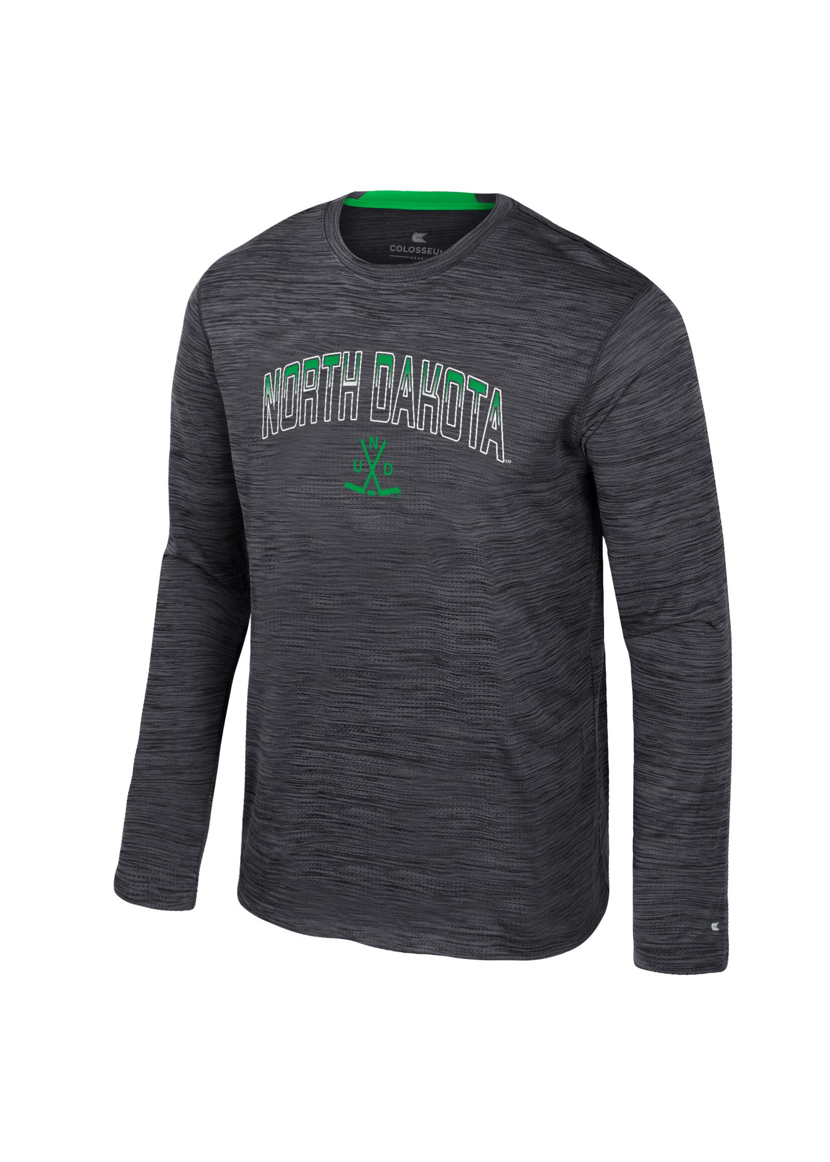 Colosseum Athletics ND Hockey Stilgar Long Sleeve Tee