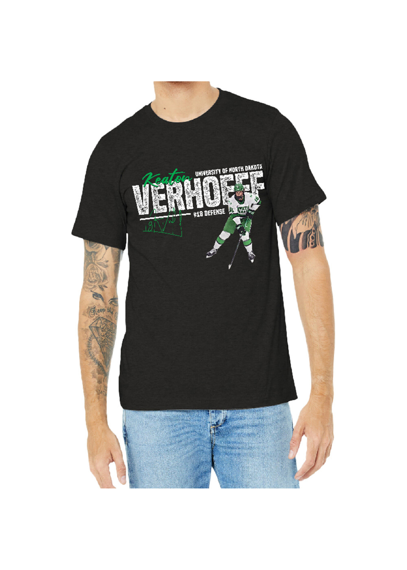 AHUNDYP #18 Keaton Verhoeff Player Adult Tee