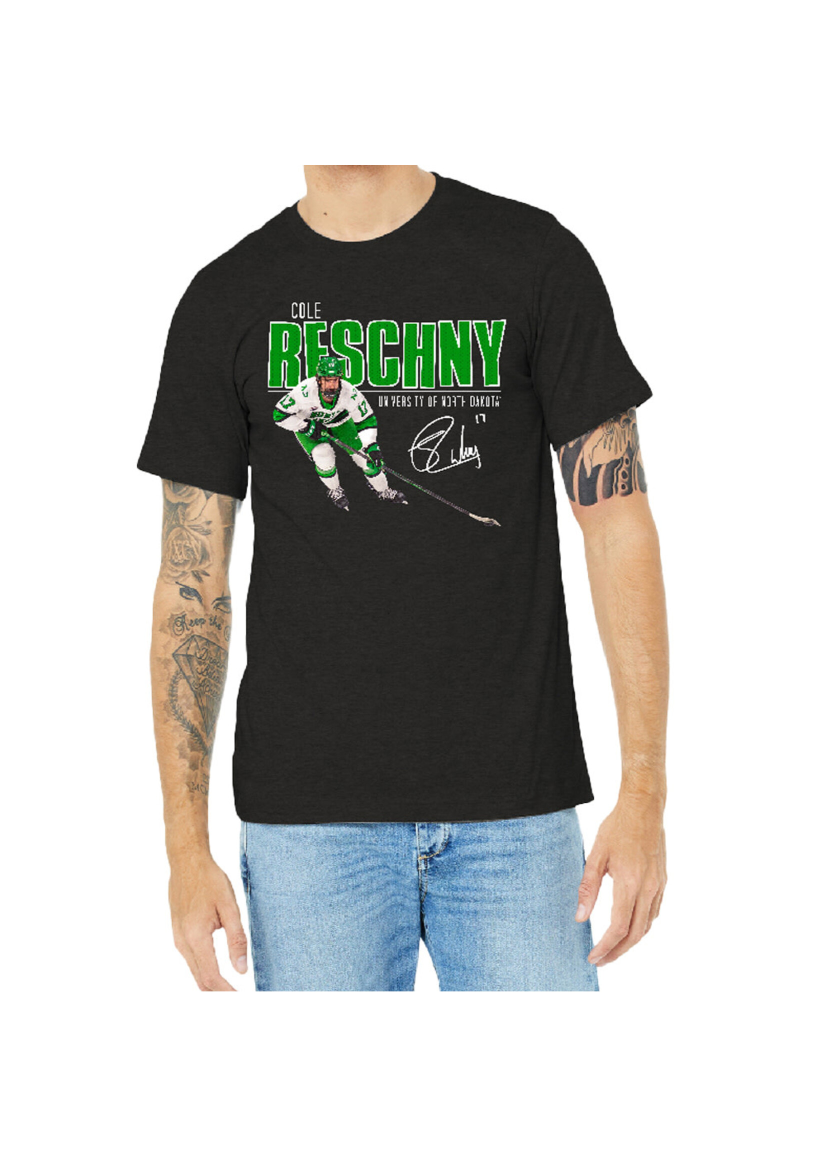 AHUNDYP #17 Cole Reschny Player Adult Tee
