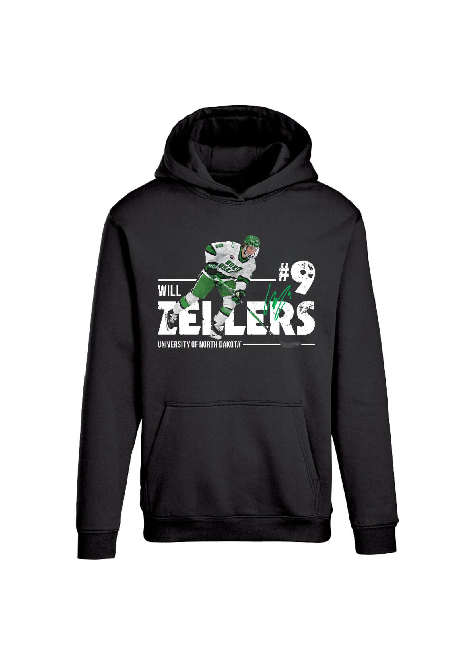 AHUNDYP #9 WIll Zellers Player Youth Hood