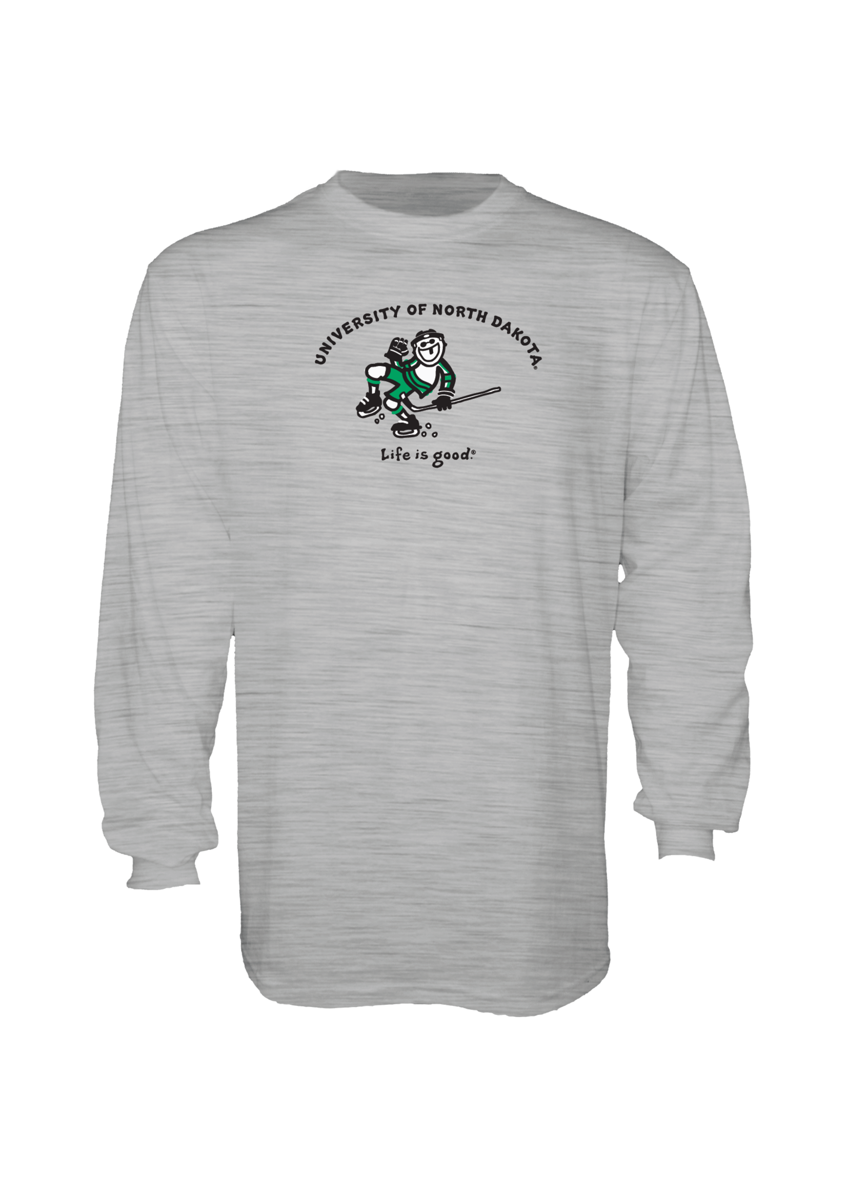 Blue 84 UND Hockey Life is Good Celly Long Sleeve Tee