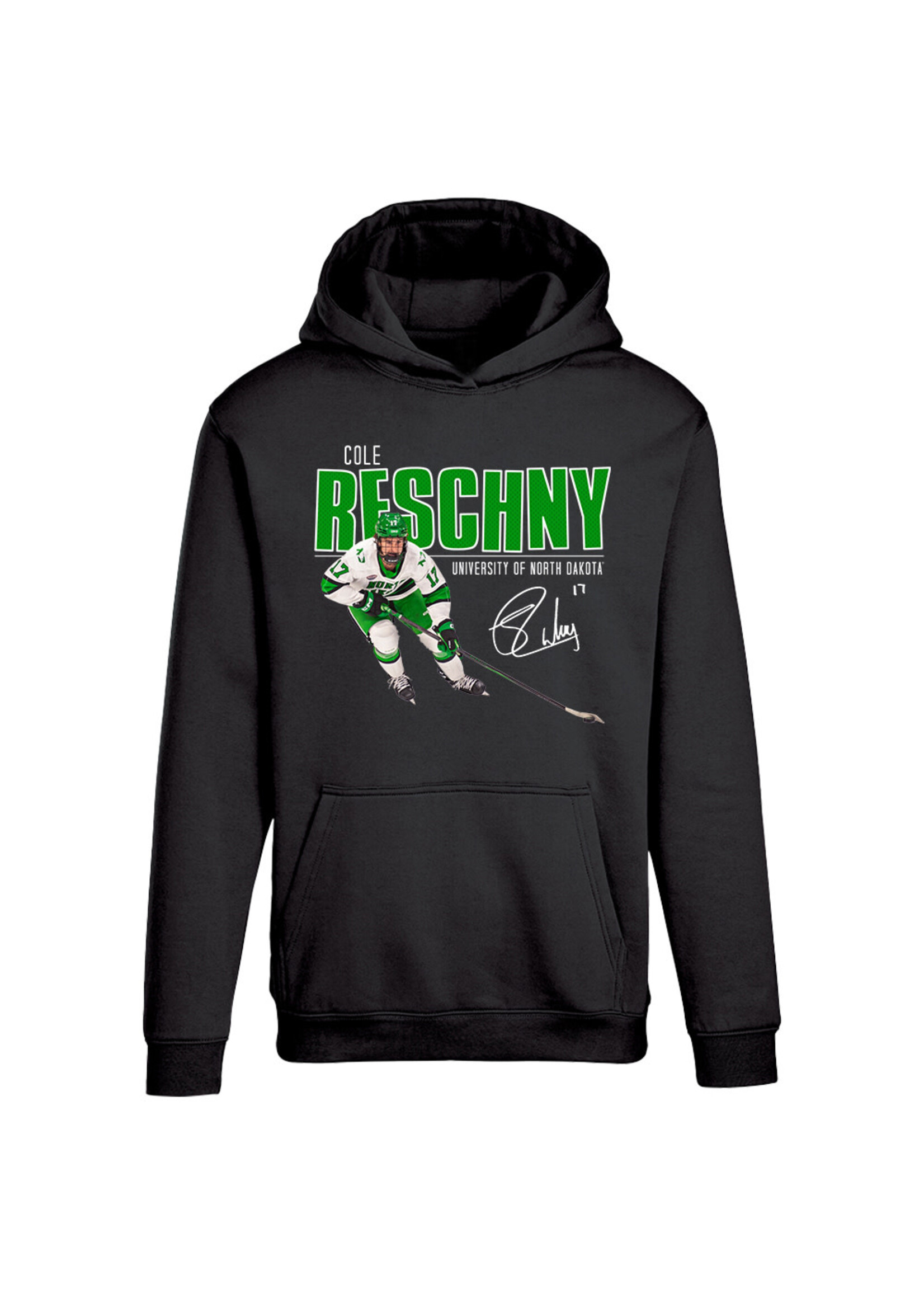 AHUNDYP #17 Cole Reschny Player Youth Hood