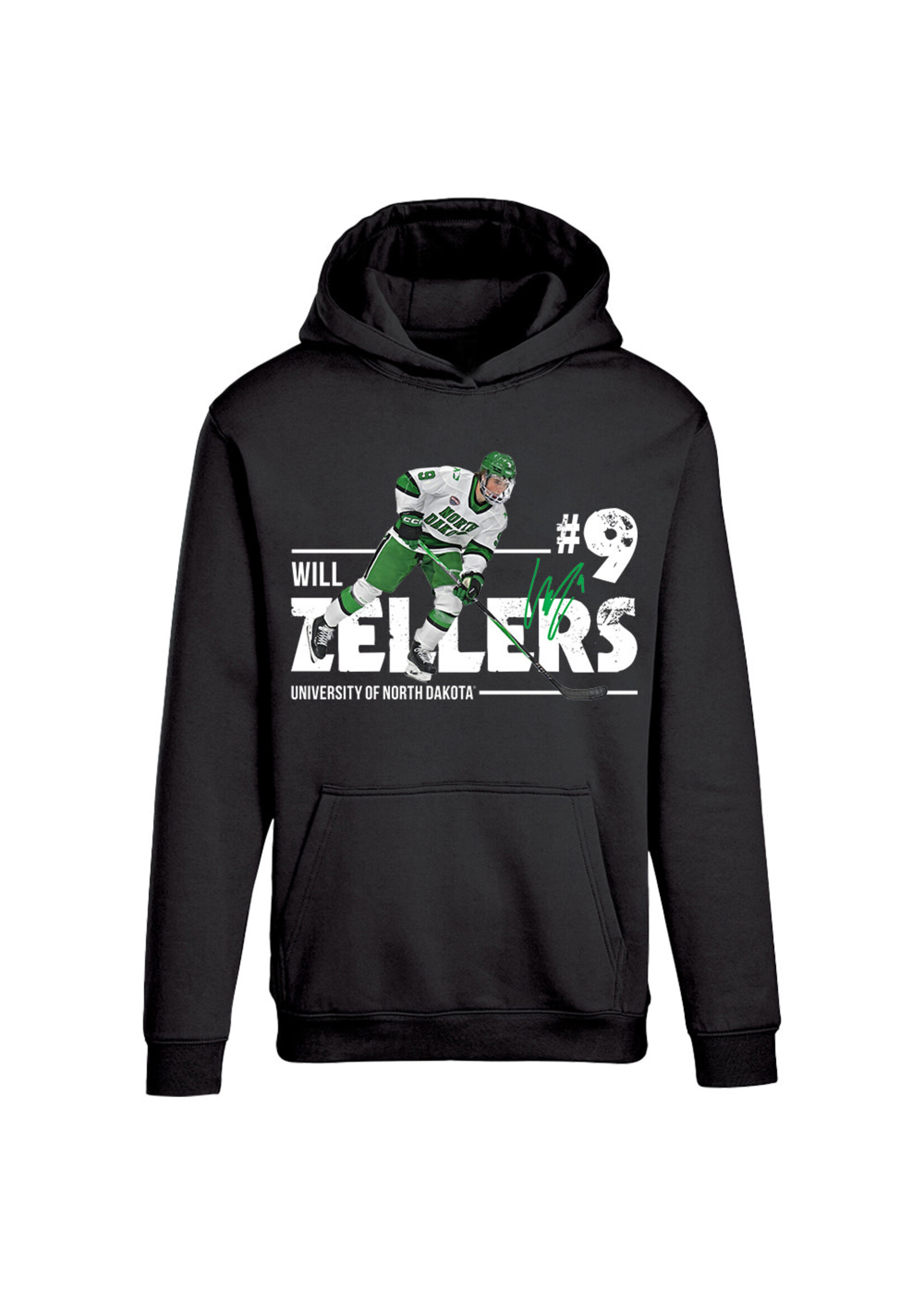 AHUNDYP Will Zellers #9 Player Youth Hood