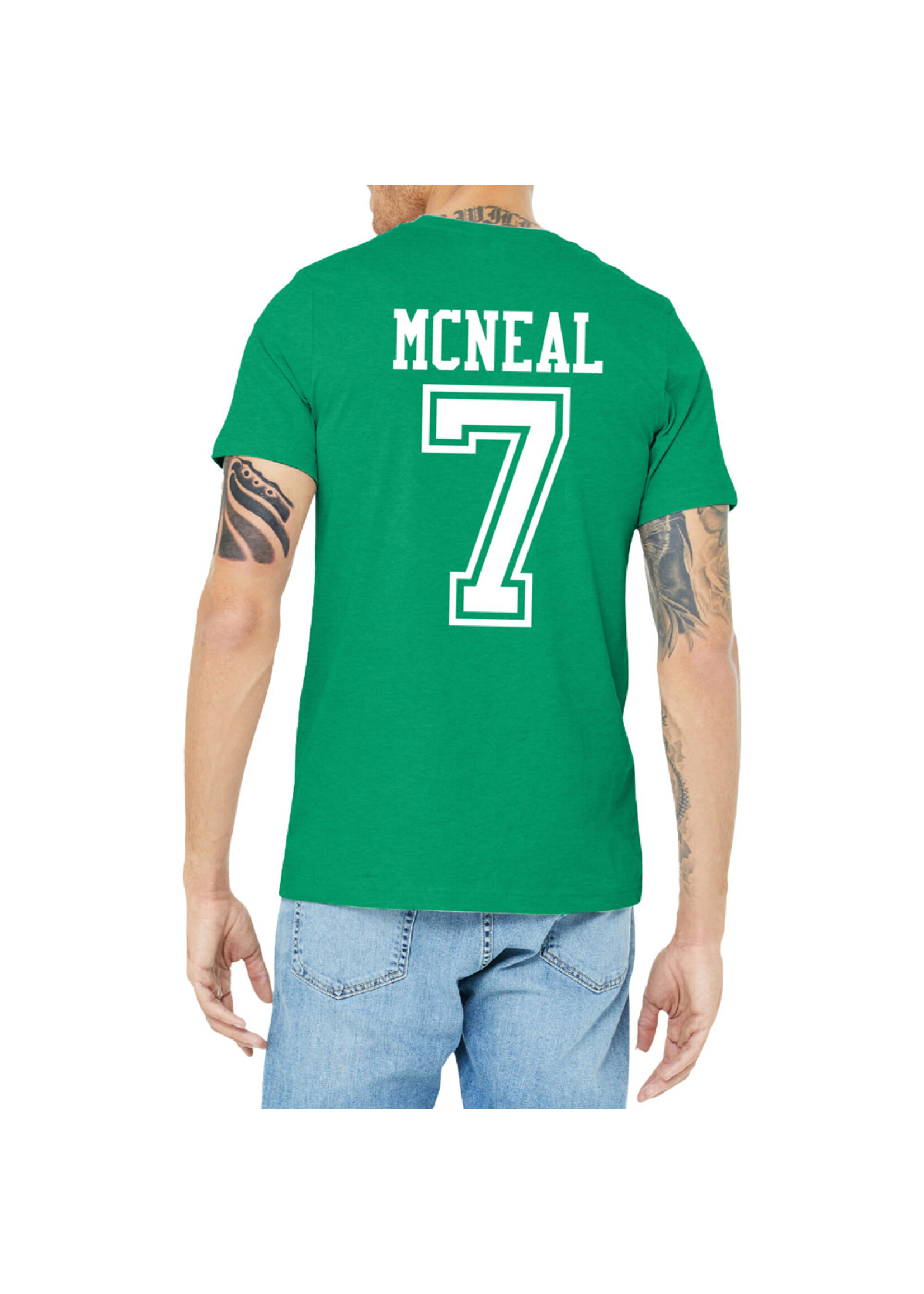 AHUNDYP #7 Malachi McNeal North Dakota Football Sport Adult Tee