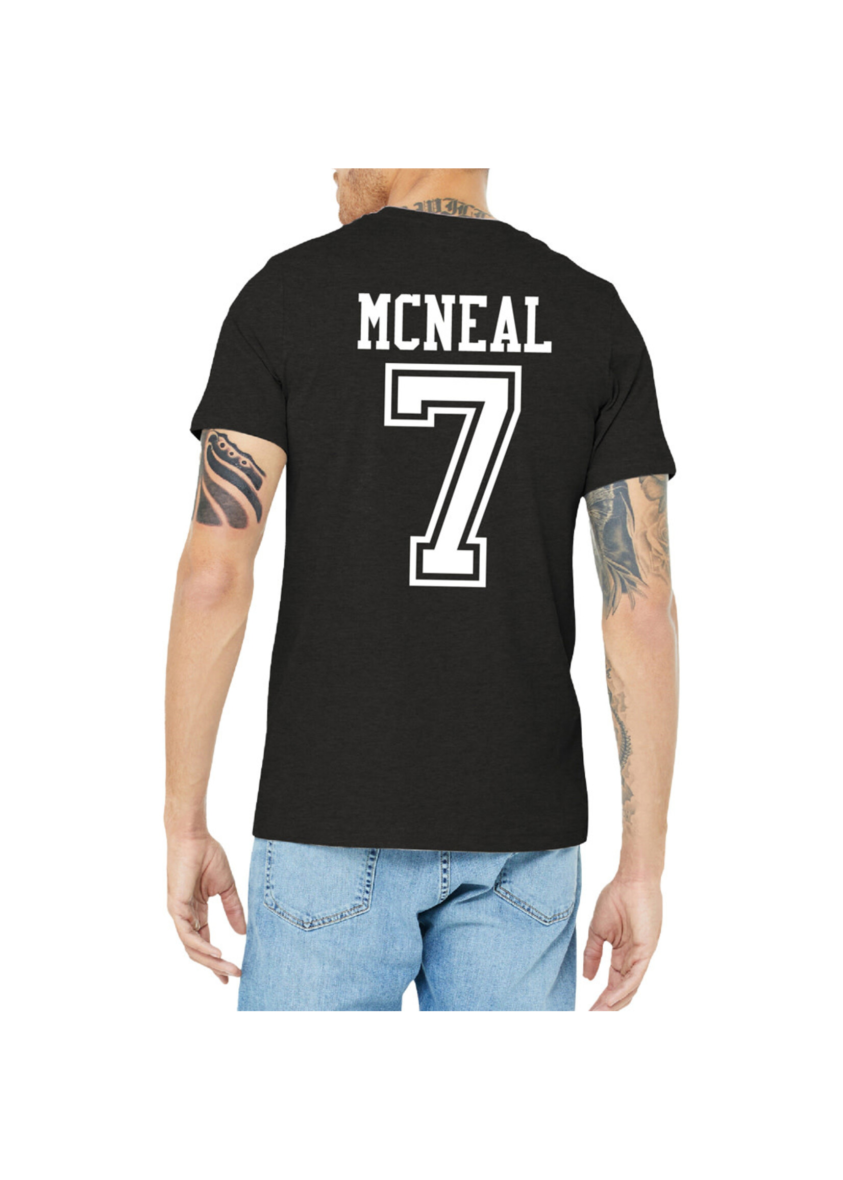 AHUNDYP #7 Malachi McNeal North Dakota Football Sport Adult Tee