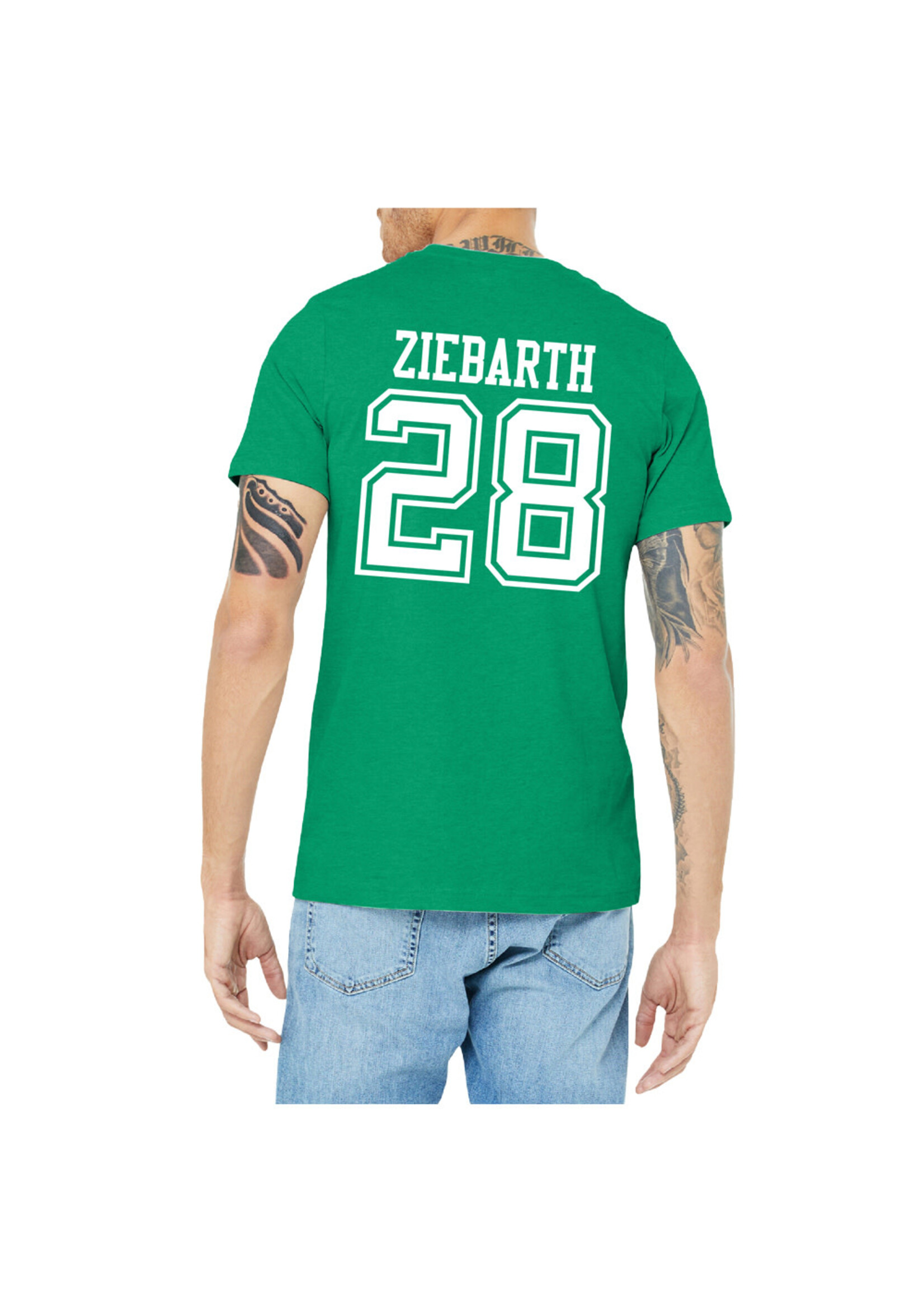 AHUNDYP #28 Gaven Ziebarth North Dakota Football Sport  Adult Tee