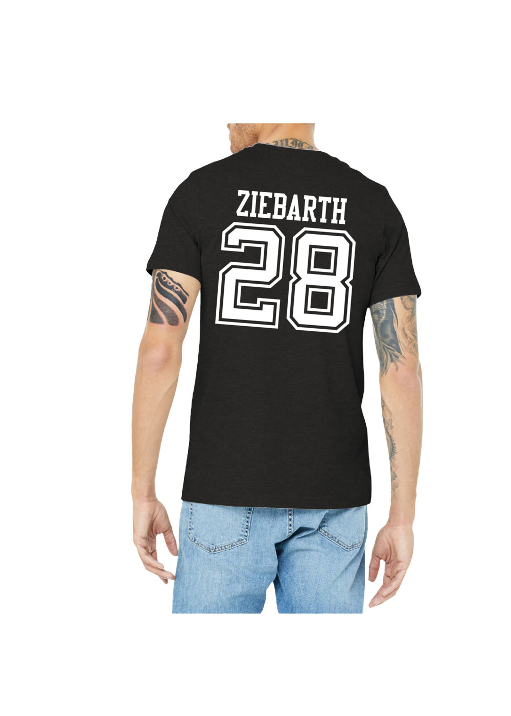 AHUNDYP #28 Gaven Ziebarth North Dakota Football Sport  Adult Tee