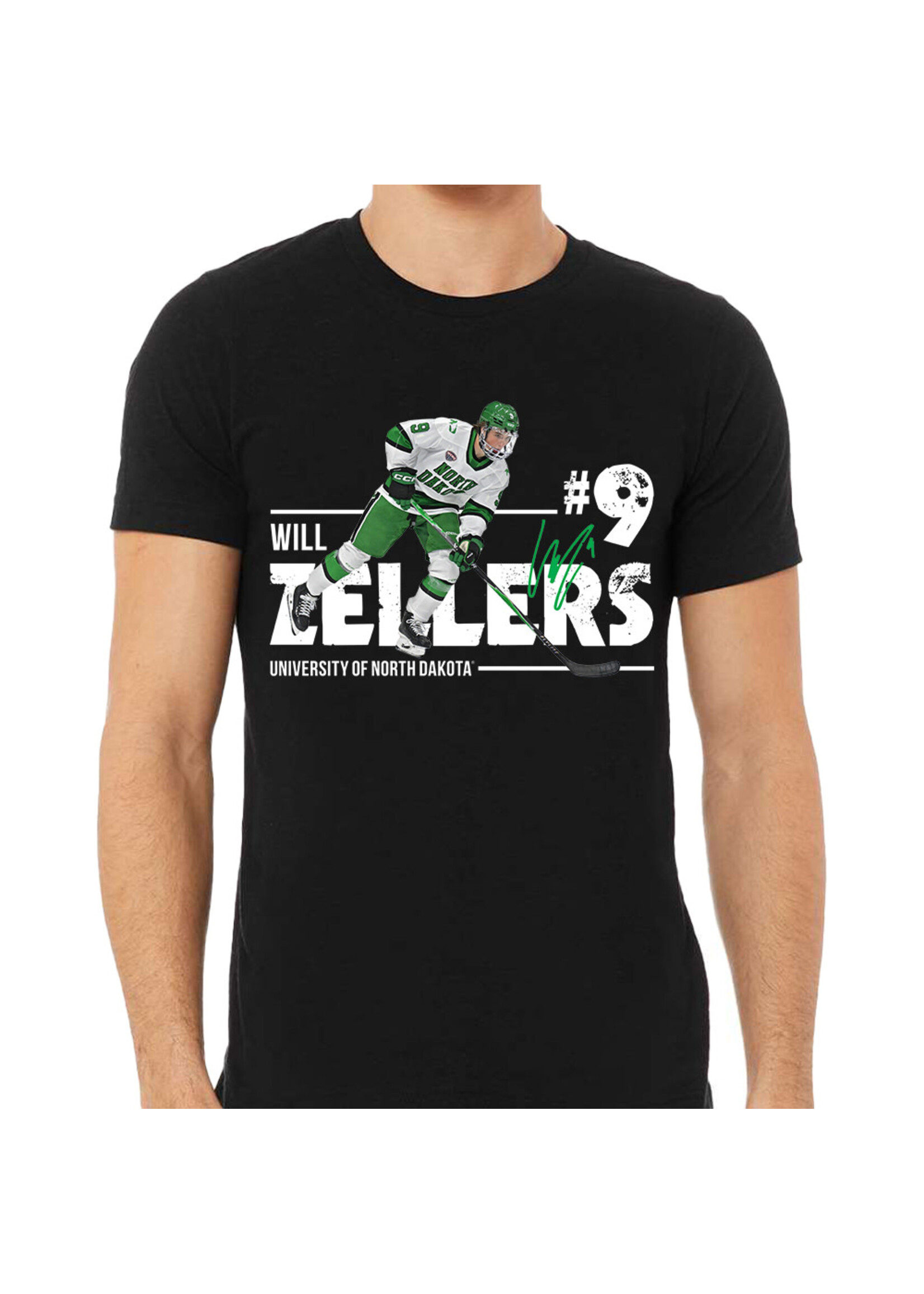 AHUNDYP #9 Will Zellers Player Adult Tee