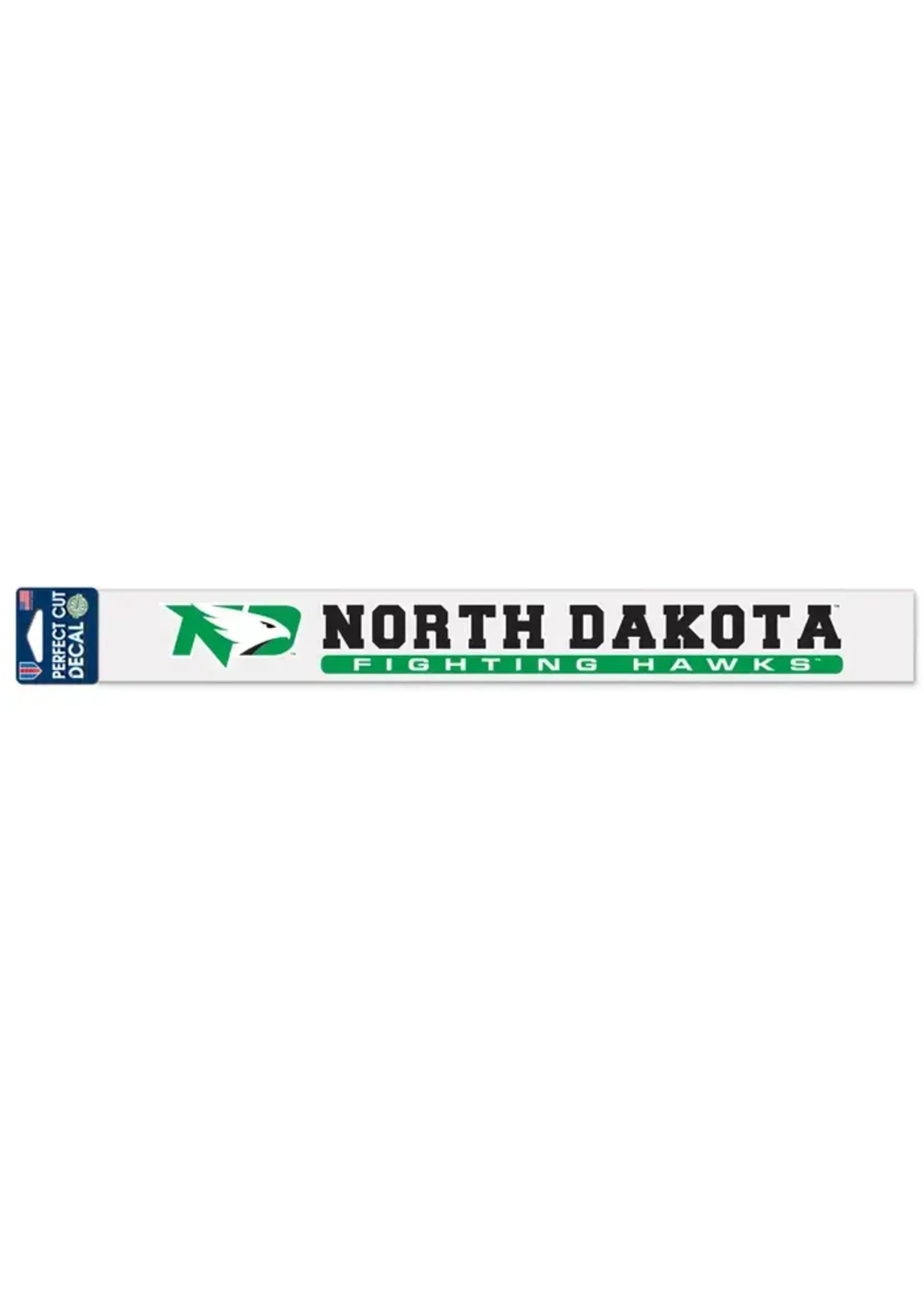 Wincraft 17" North Dakota Fighting Hawks Horizontal Perfect Cut Decal