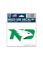 Wincraft North Dakota Fighting Hawks Logo 3"x4" Decal