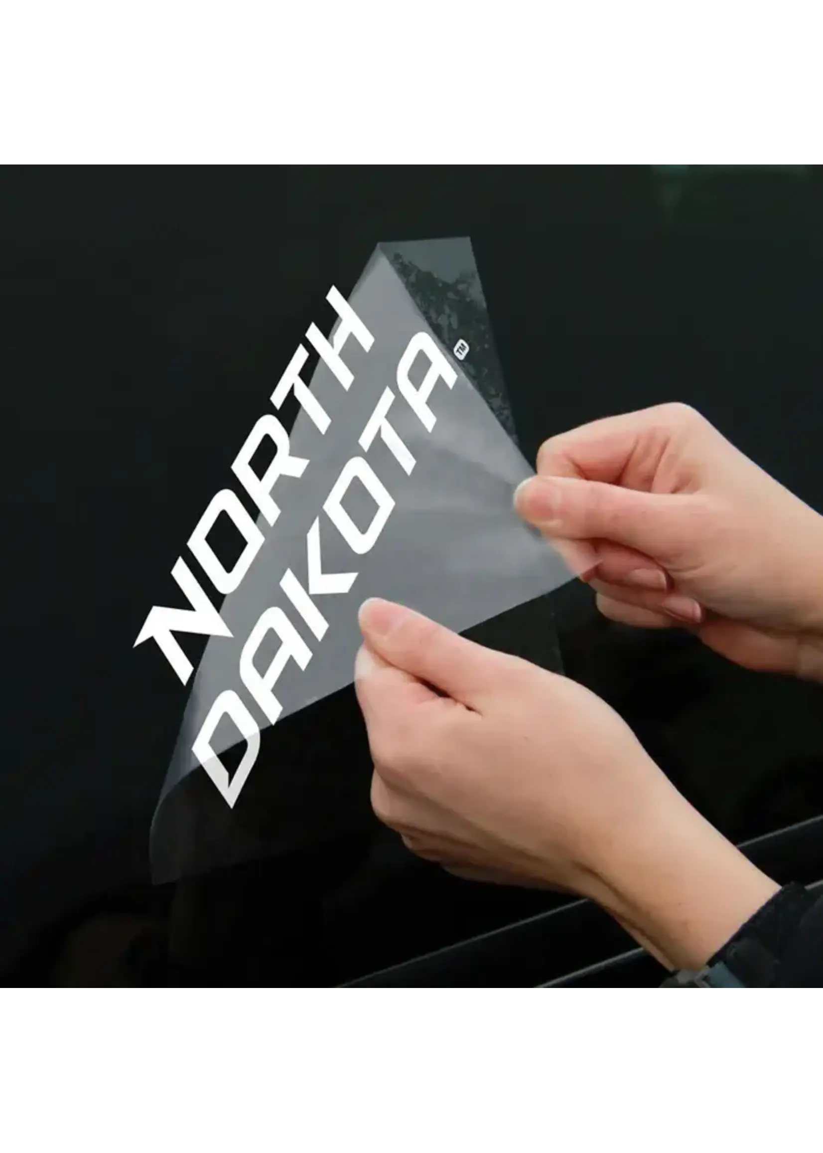 Wincraft North Dakota Wordmark 8"x8" Decal