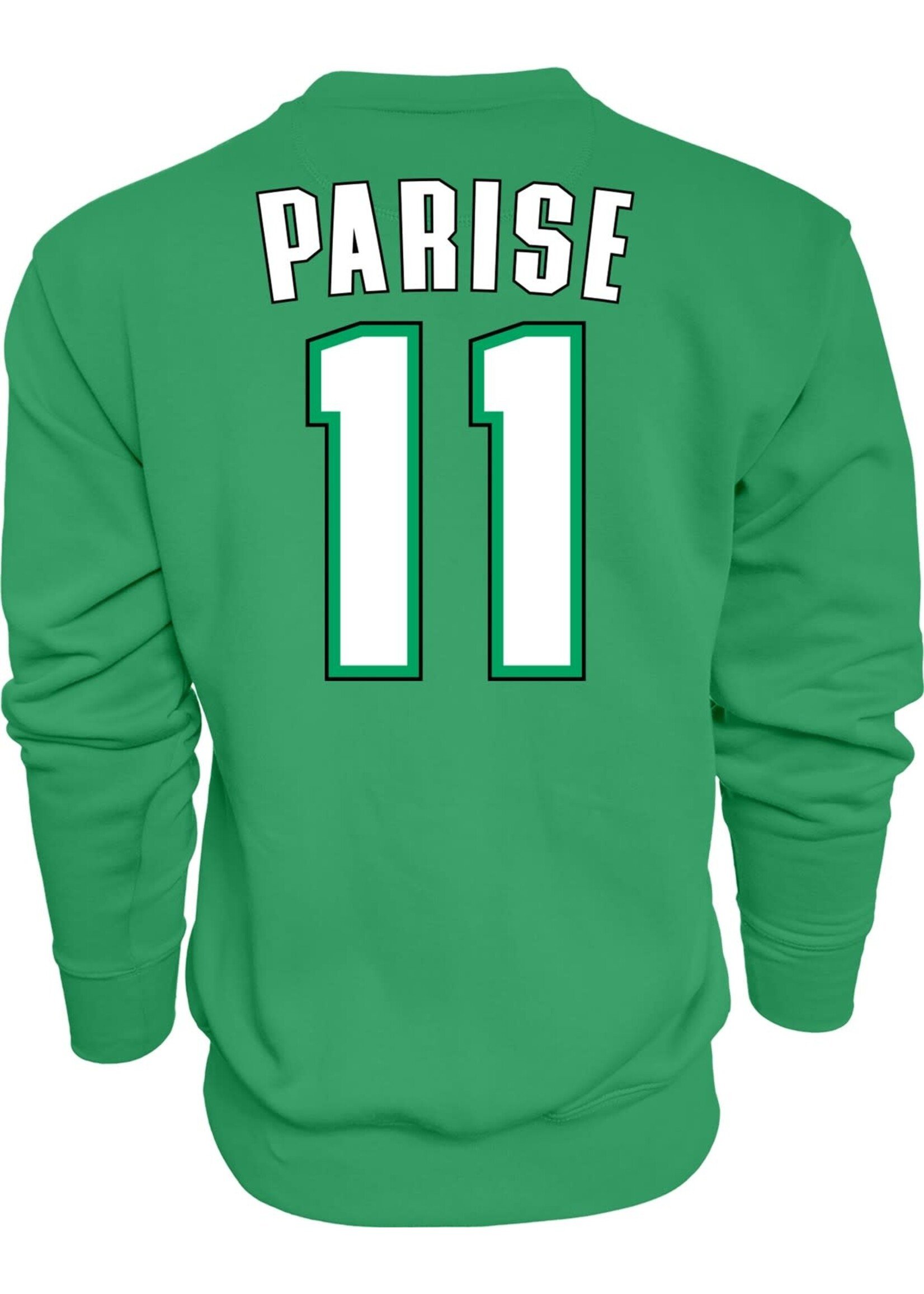 Blue 84 Zach Parise #11 Fighting Sioux Crewneck