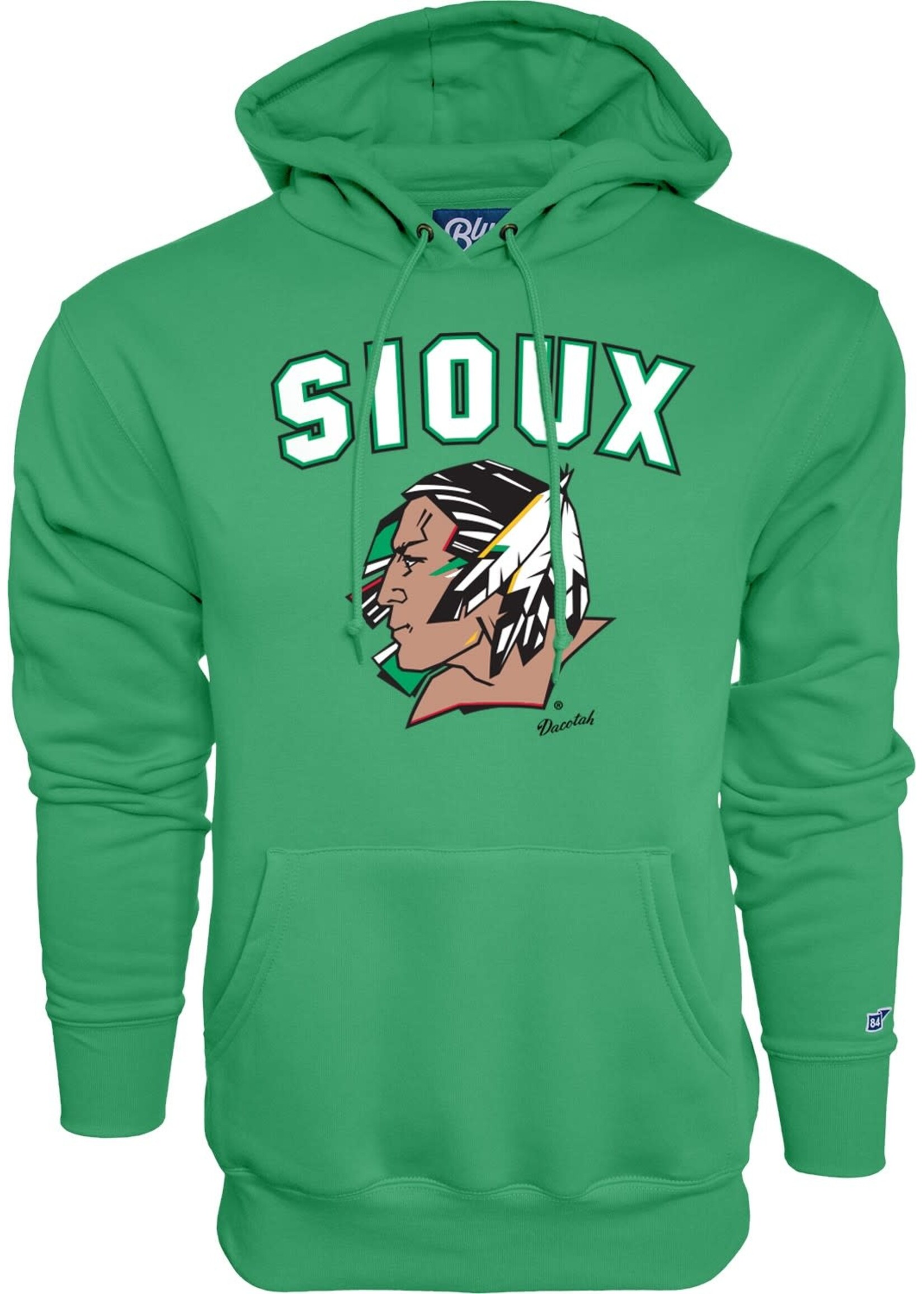 Blue 84 Zach Parise #11 Fighting Sioux Hoodie