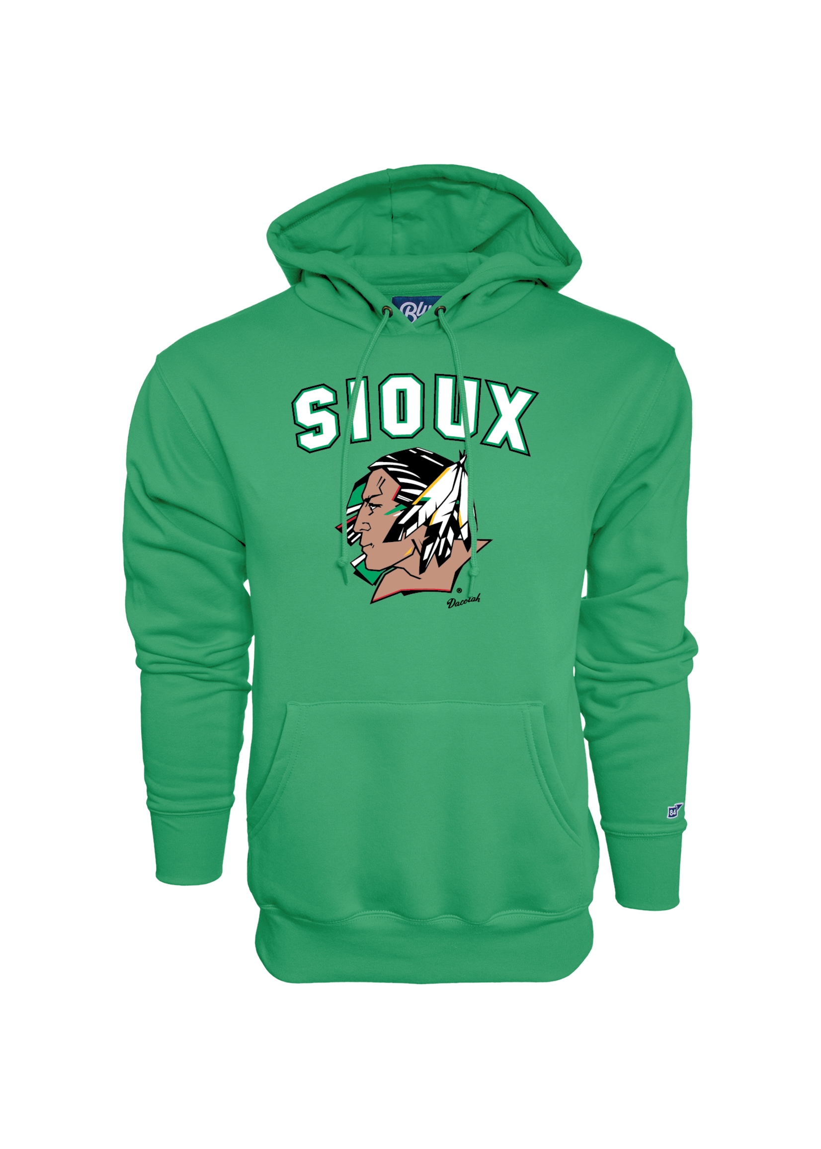 Blue 84 Zach Parise #11 Fighting Sioux Hoodie